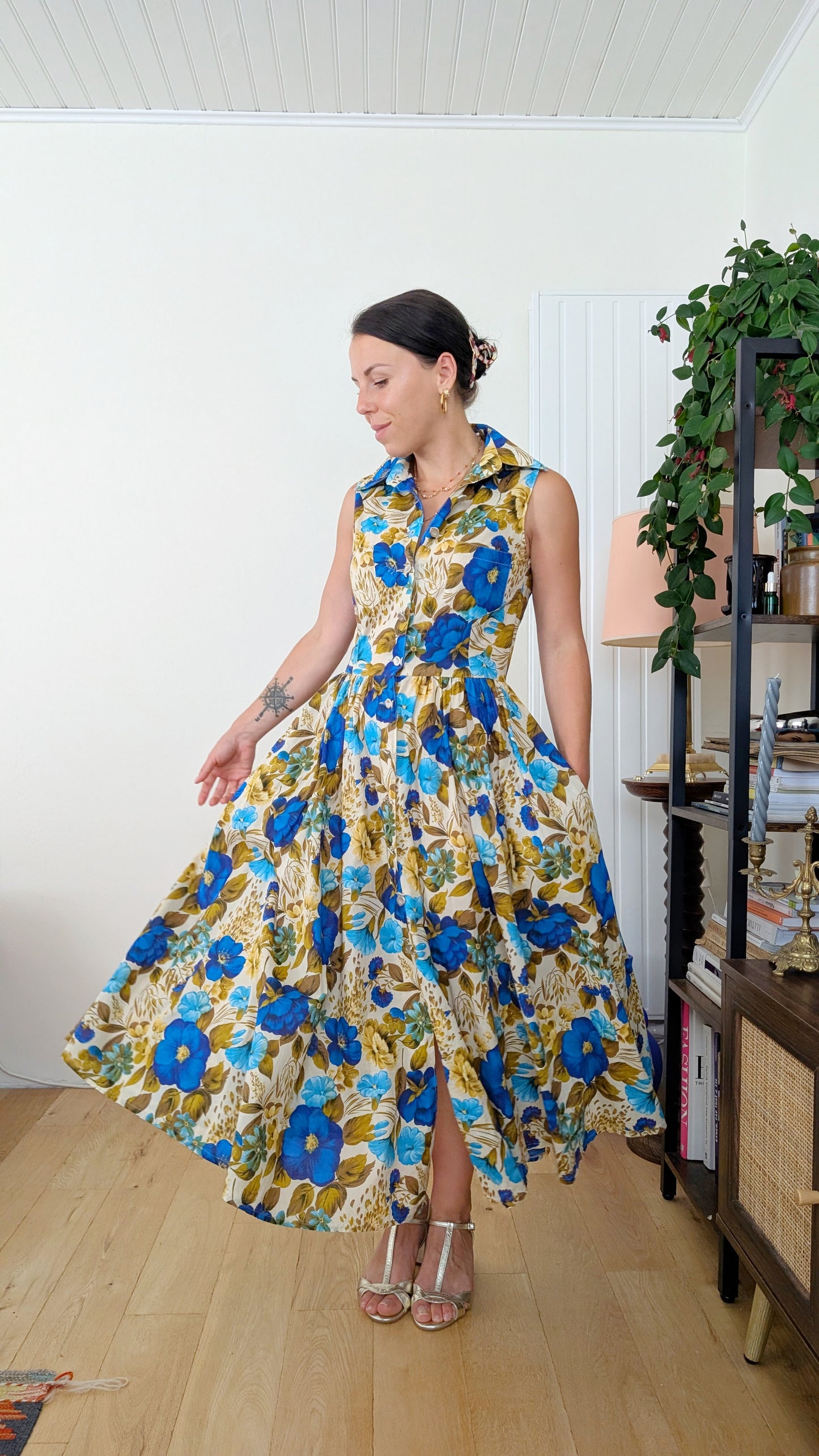 Robe coton 80s T36