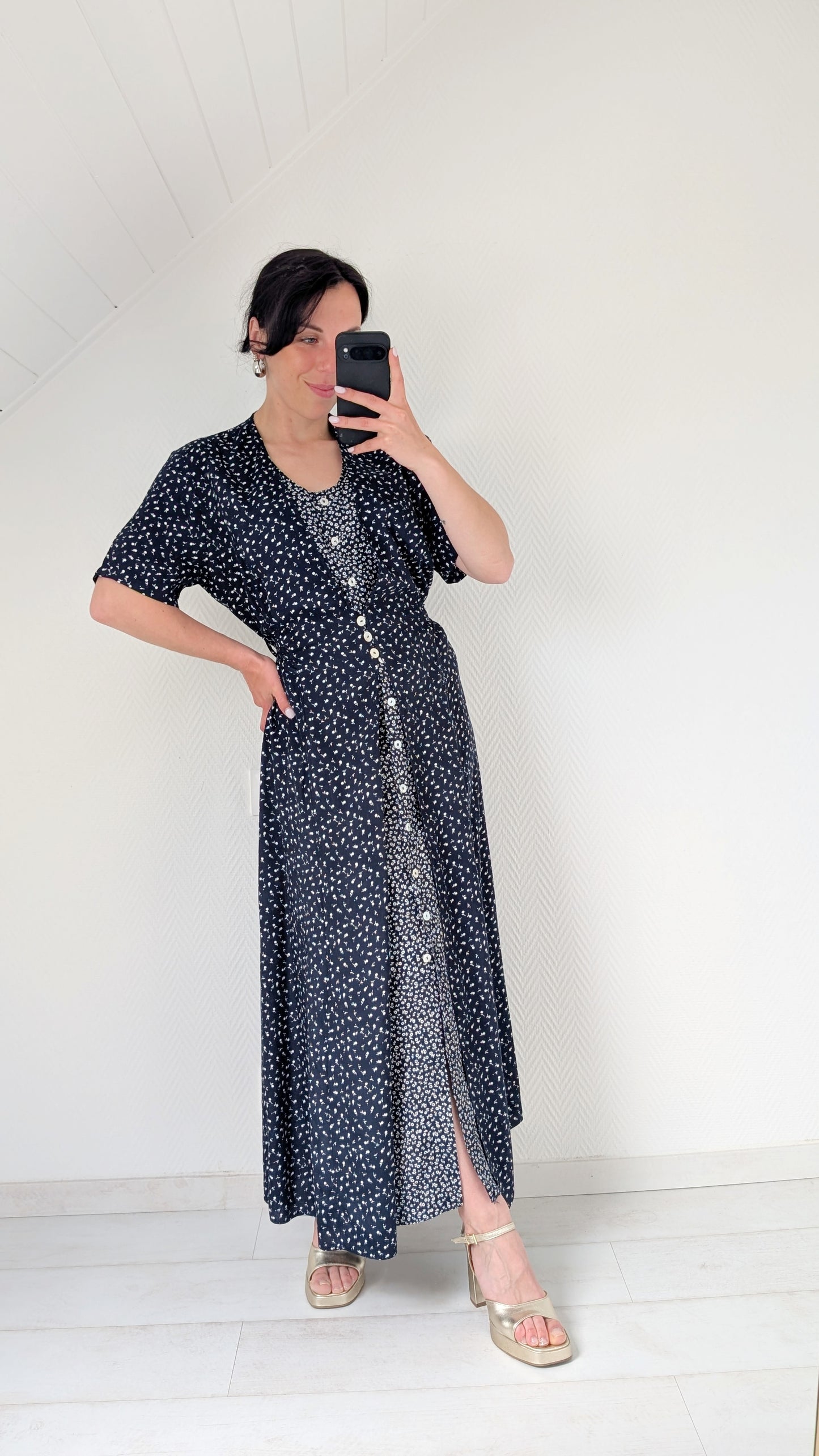 Robe viscose 1990 T40-42