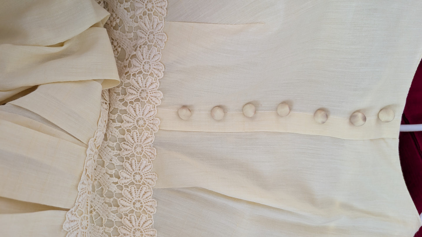 Robe 50s coton faite main T36