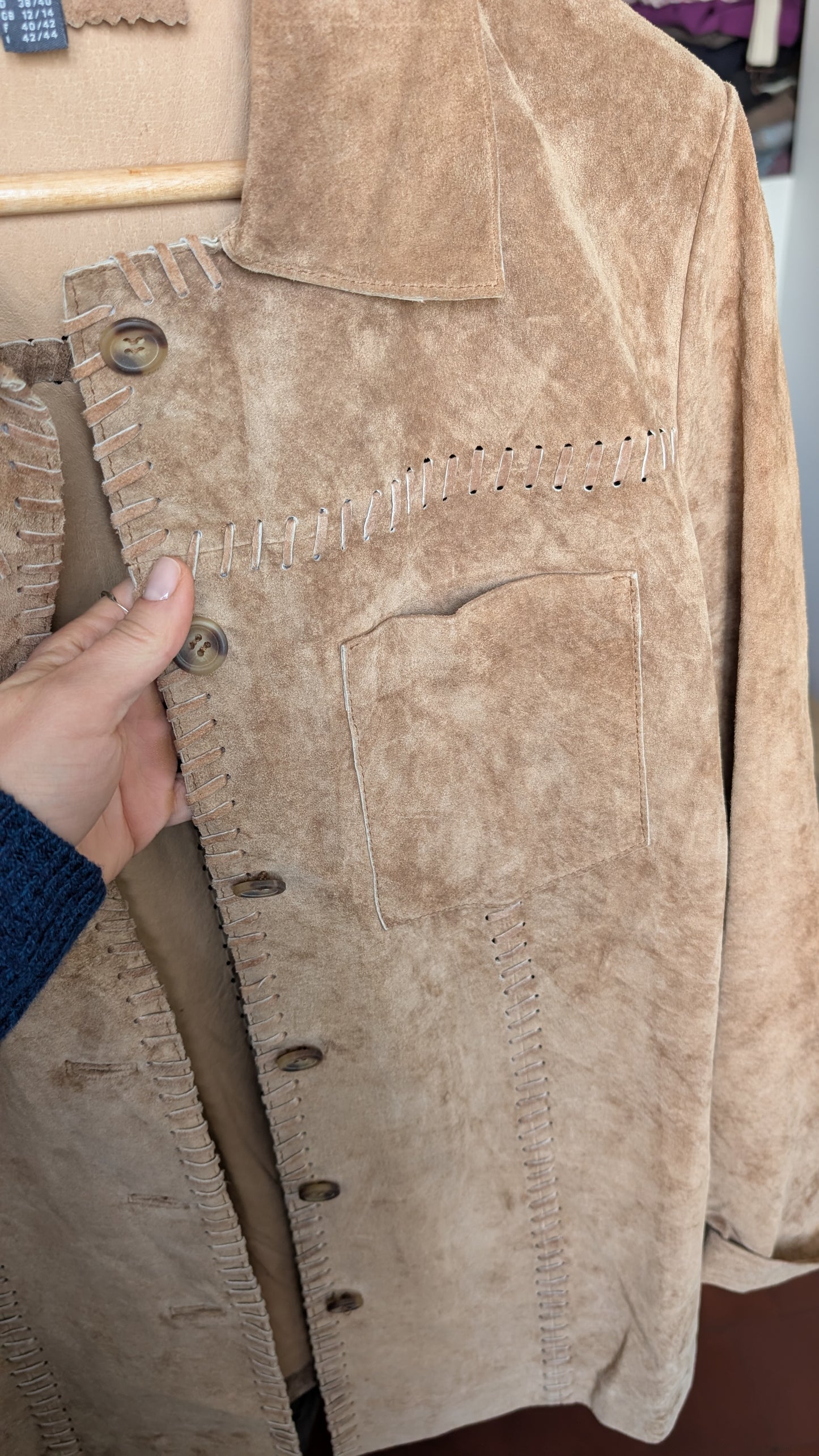 Veste/surchemise daim T38