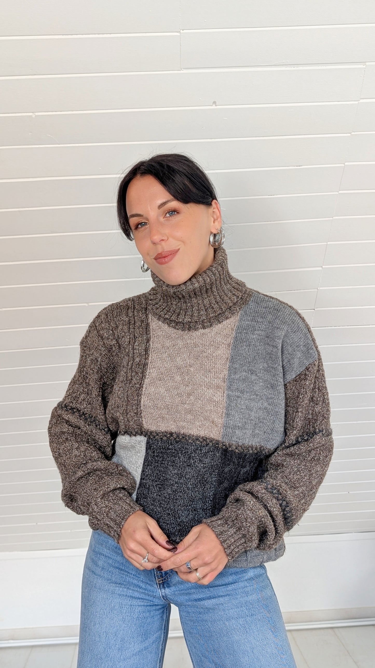 Pull laine et alpaca T40-42