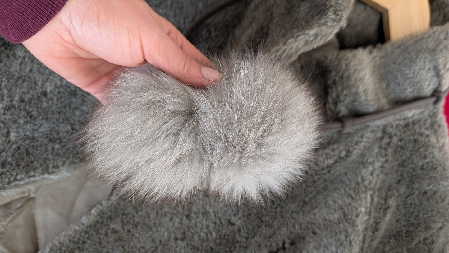 Manteau alpaca et mohair 70s T38-40