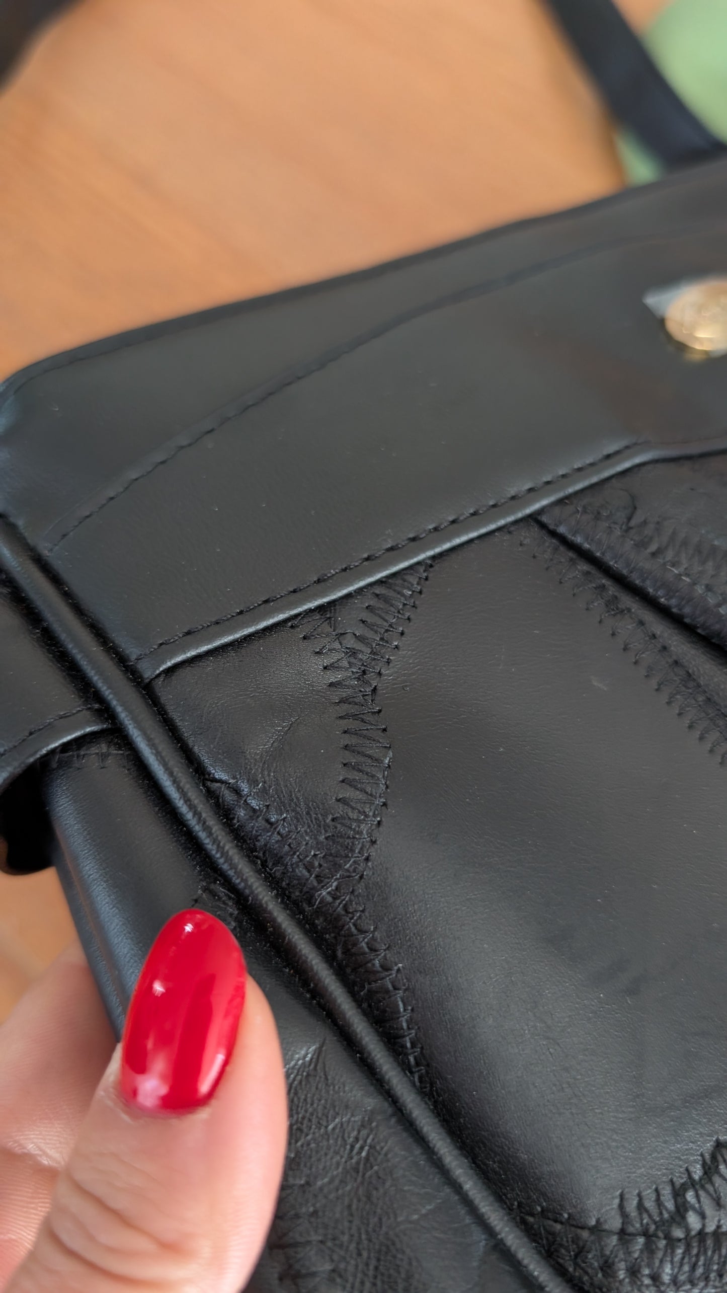 Sac à bandoulière cuir 90s