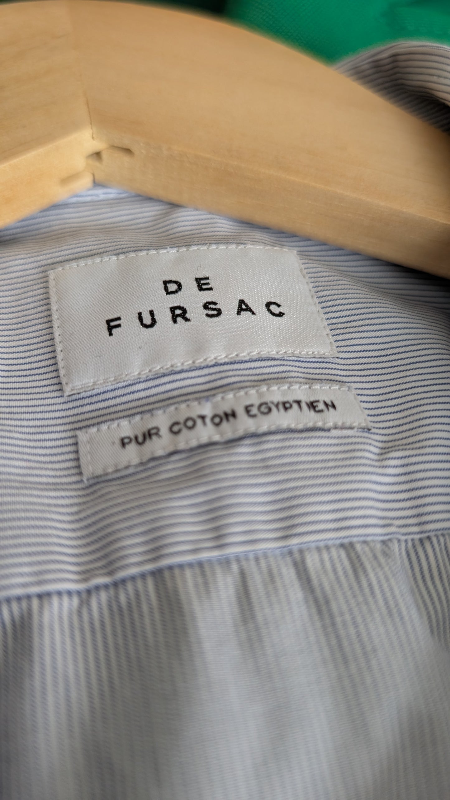 Chemise rayée coton de Fursac T38-40