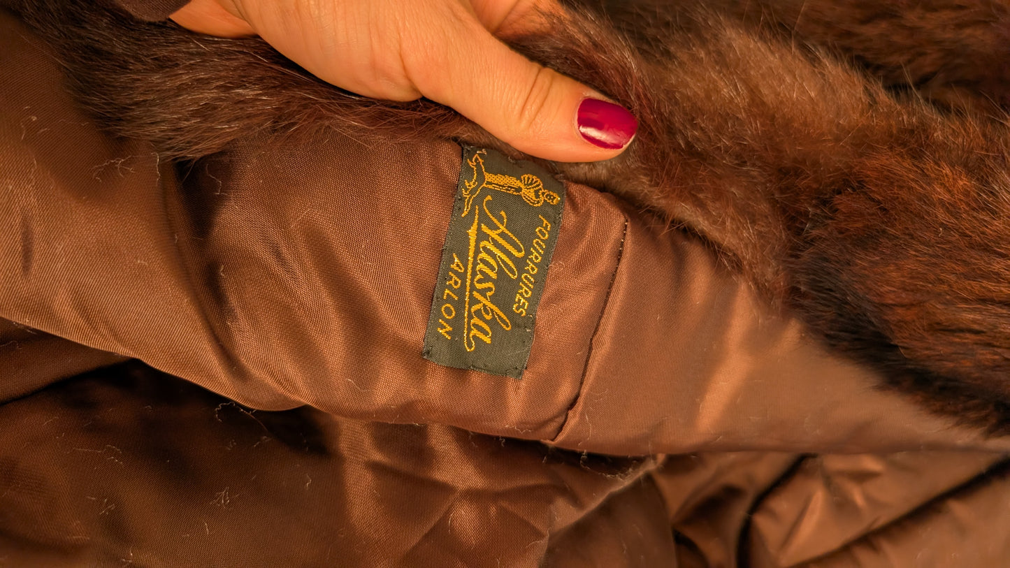 Manteau fourrure 70s T36