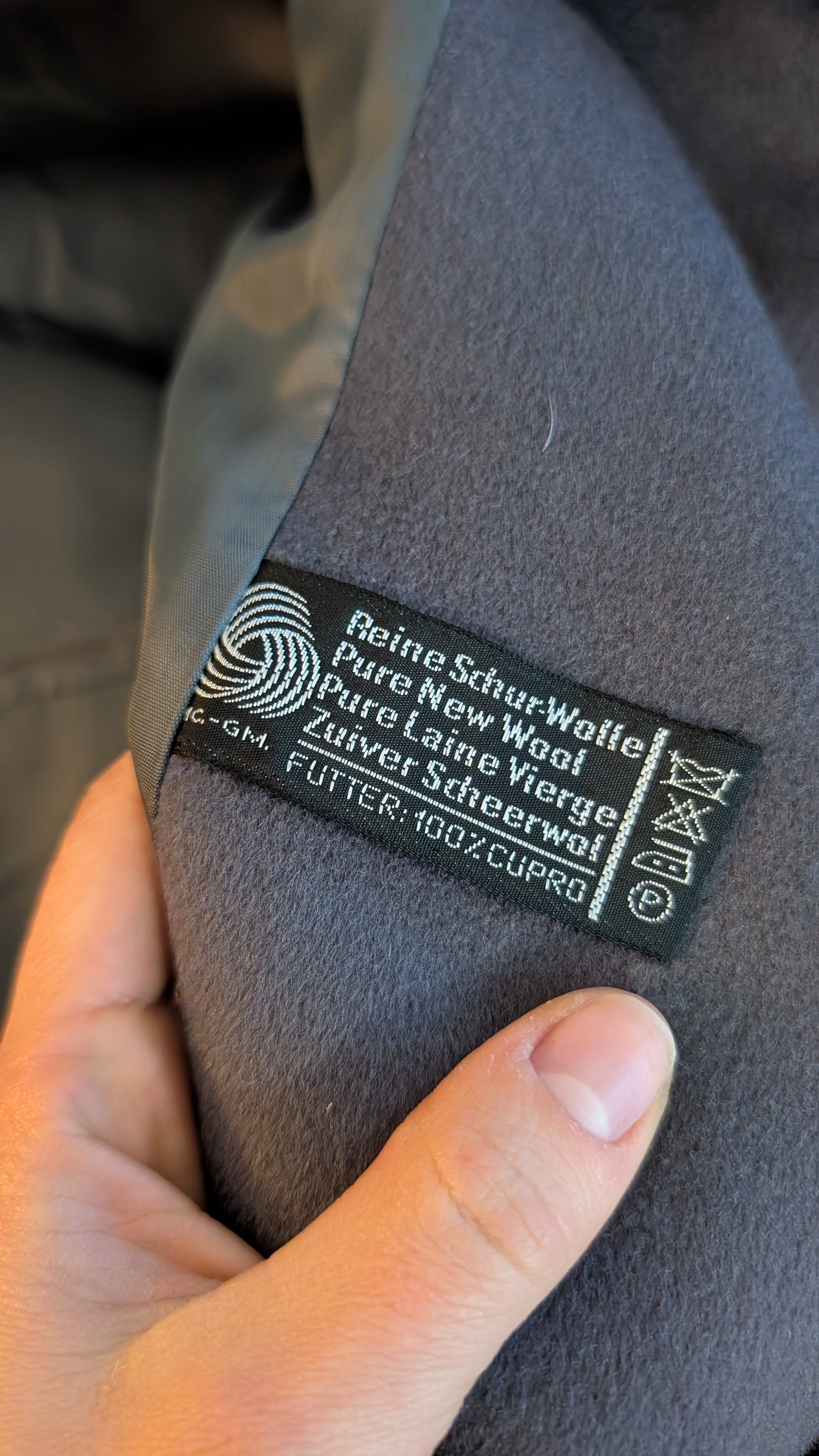 Manteau 70s pure laine T38