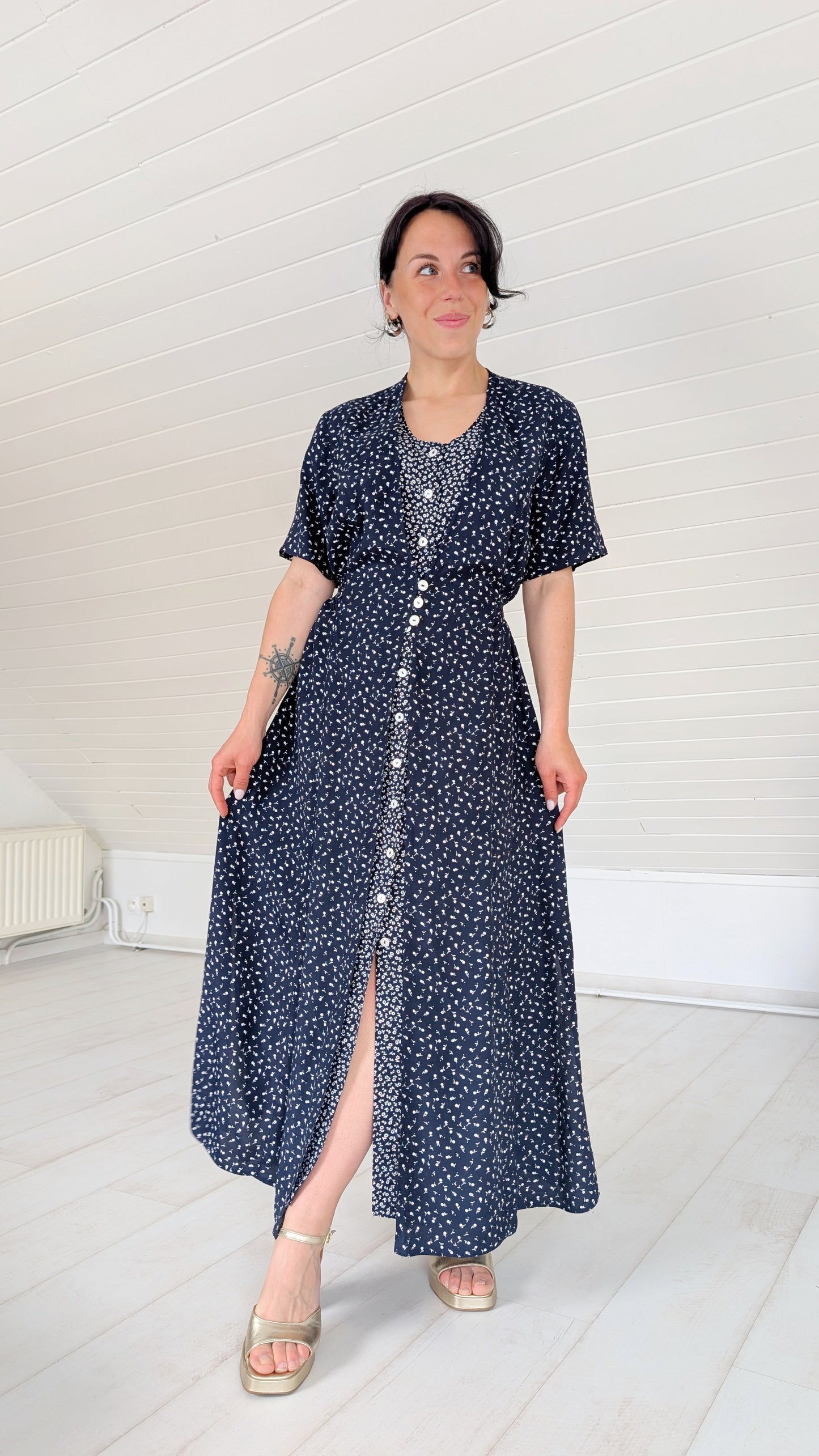 Robe viscose 1990 T40-42