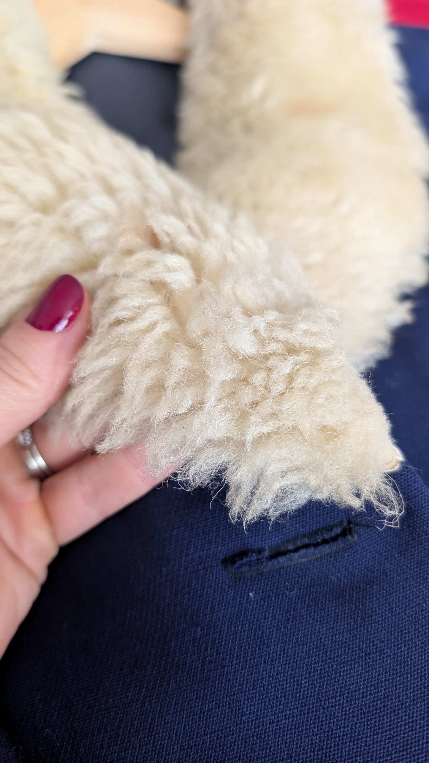 Manteau laine 1960 jusqu'à taille 40