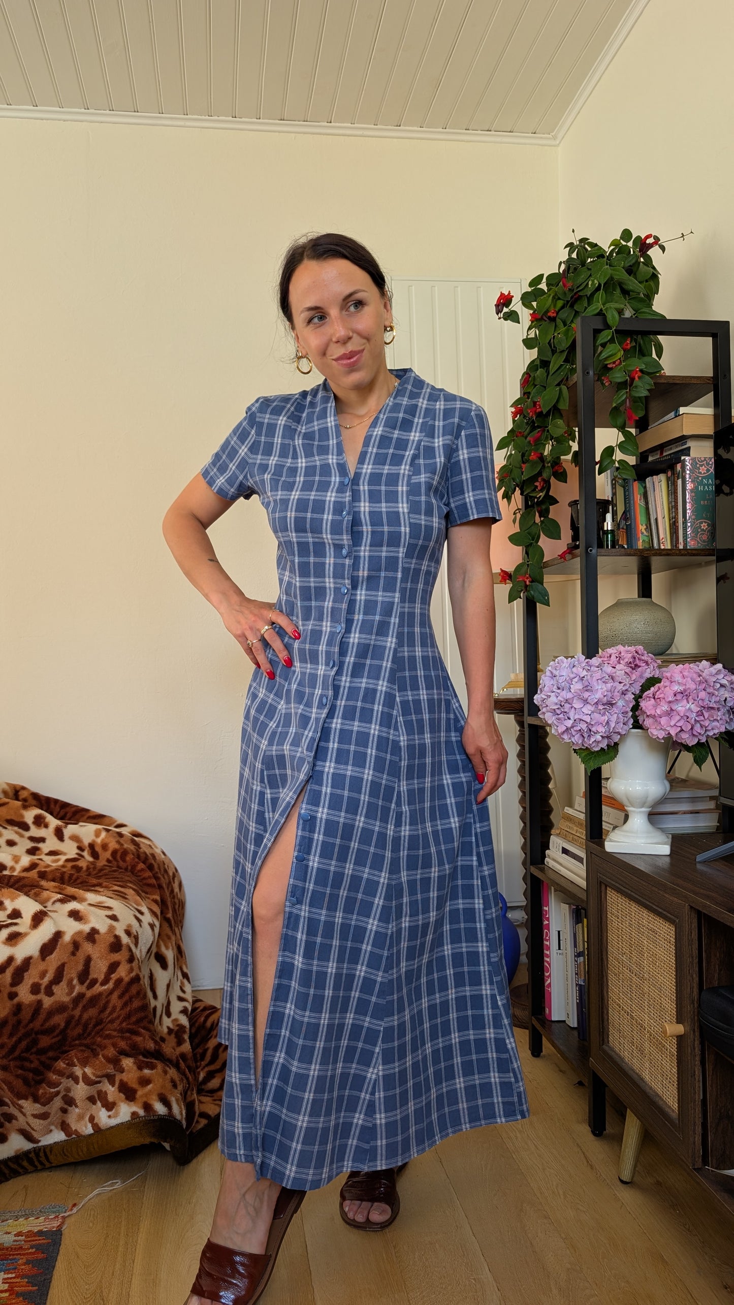 Robe longue coton 90s T38
