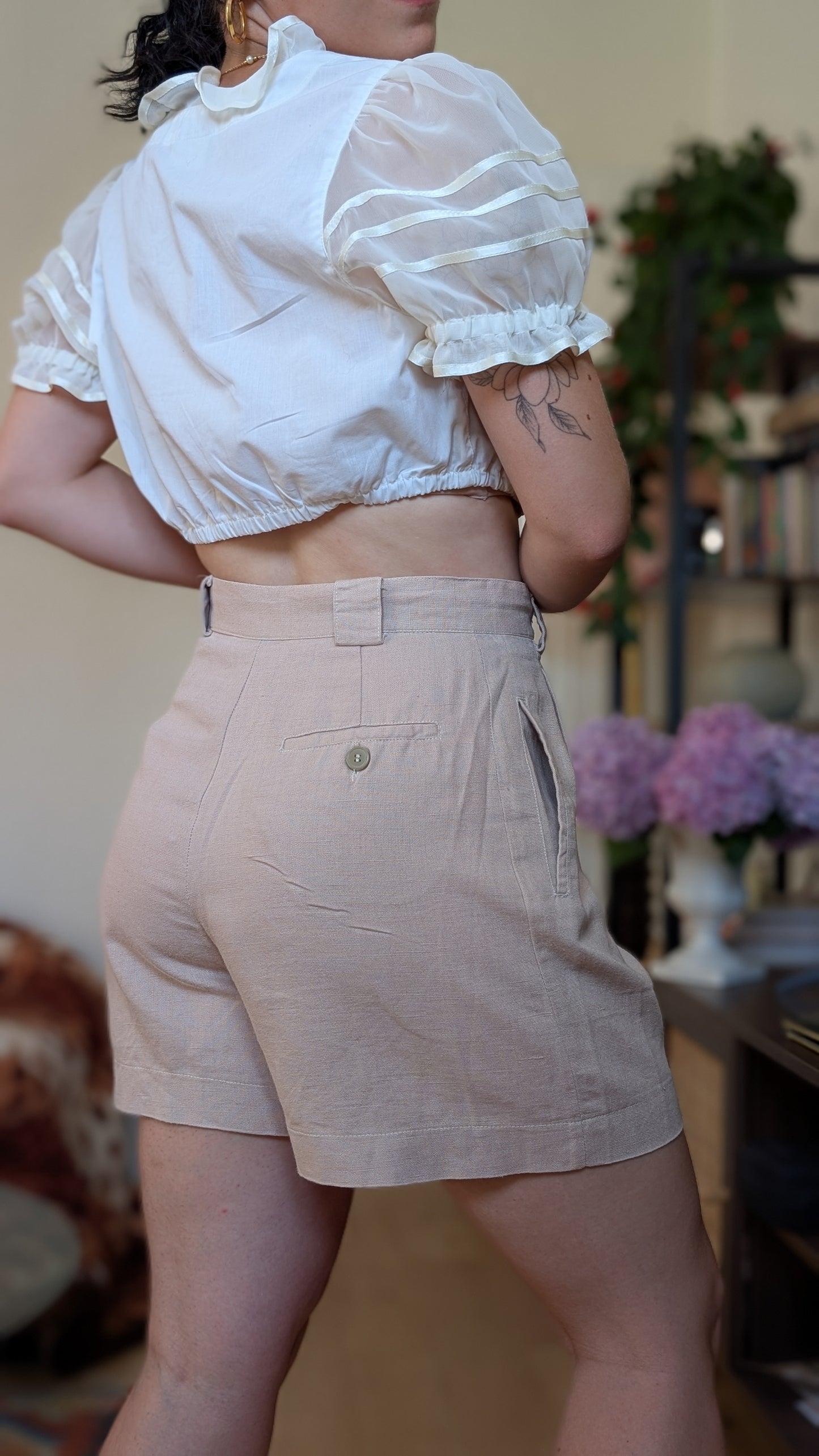 Short coton et lin 80s T36