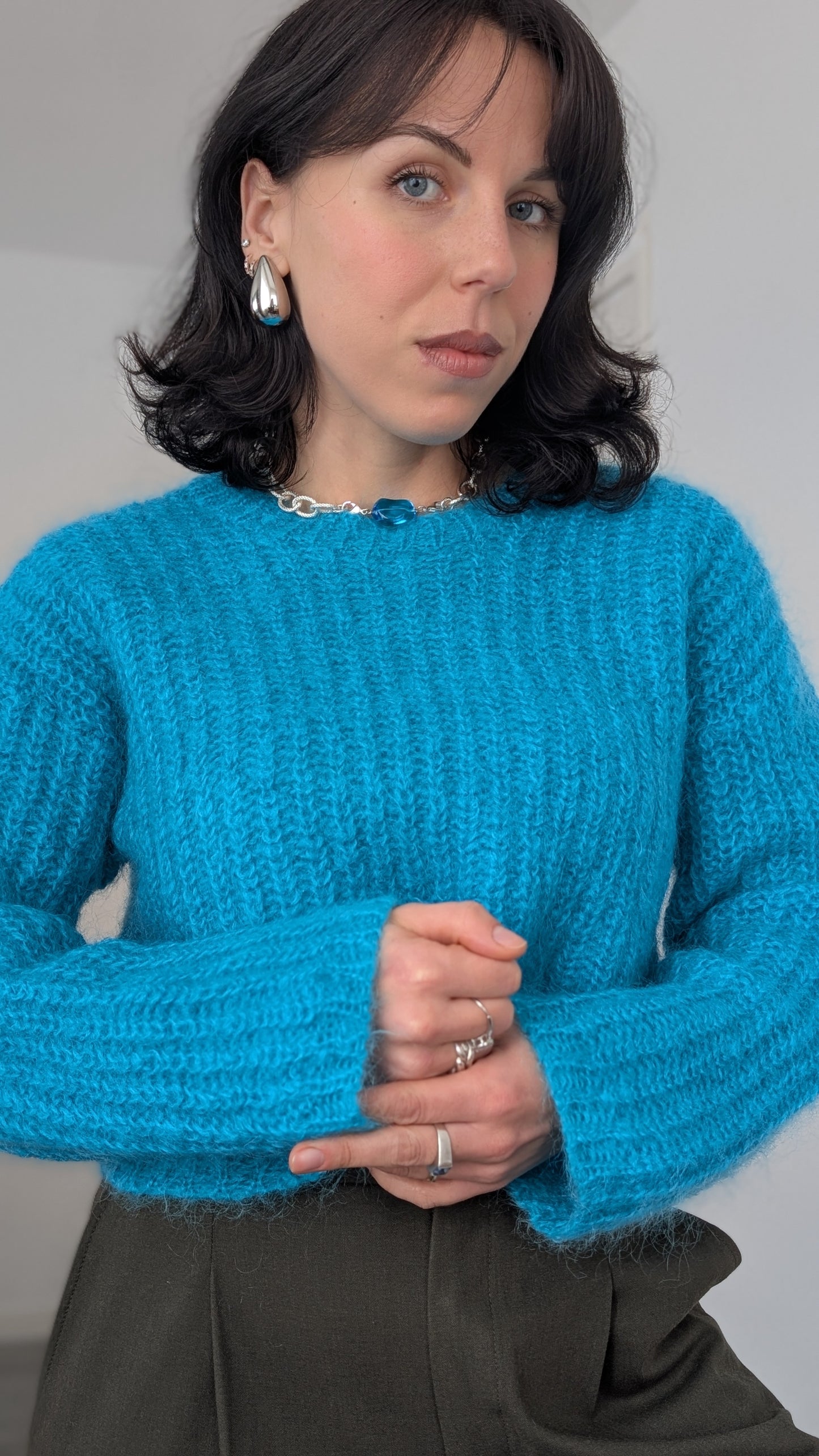 Pull mohair et laine du 34 au 40