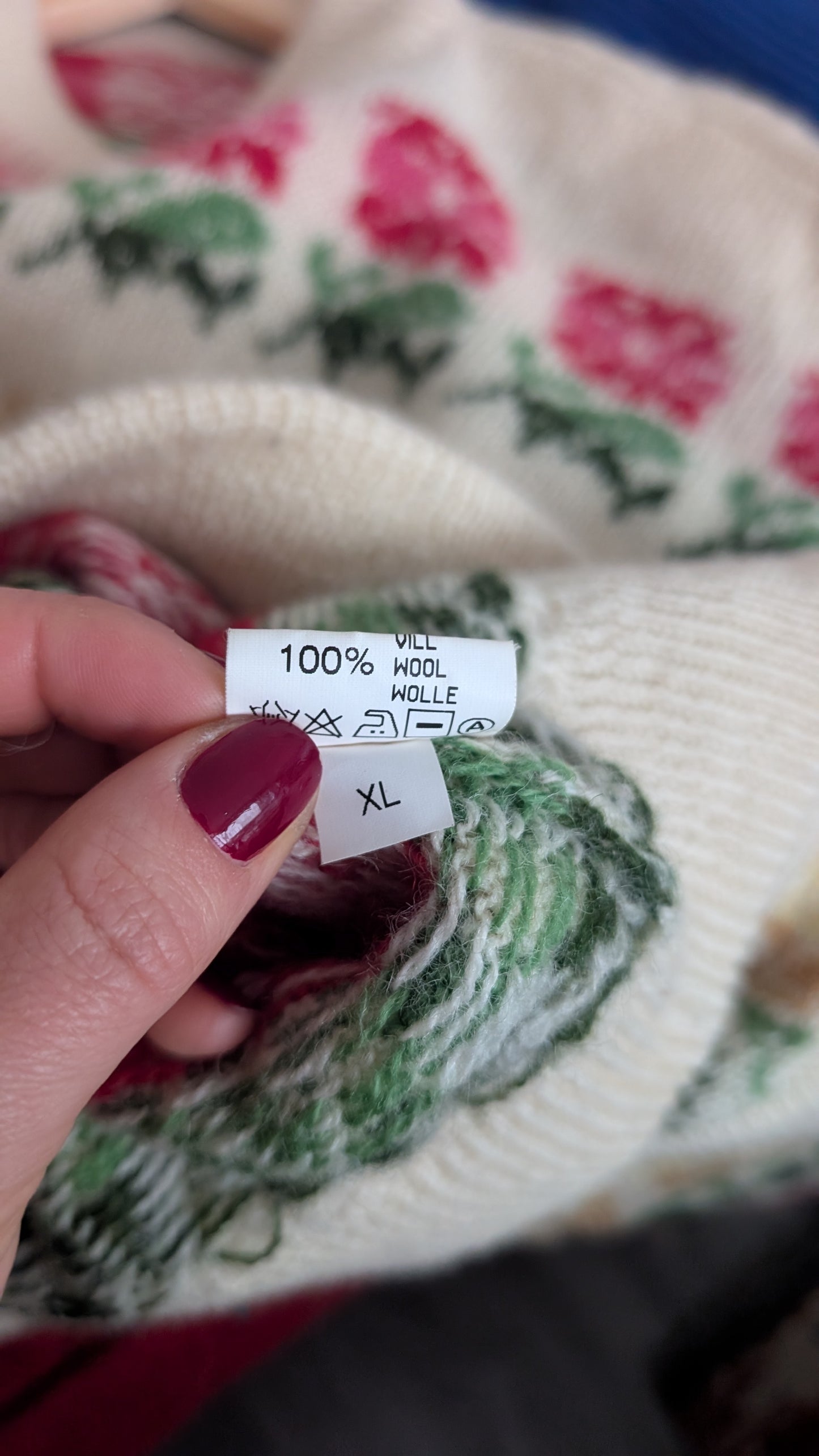 Pull 80s laine jusqu'à T44