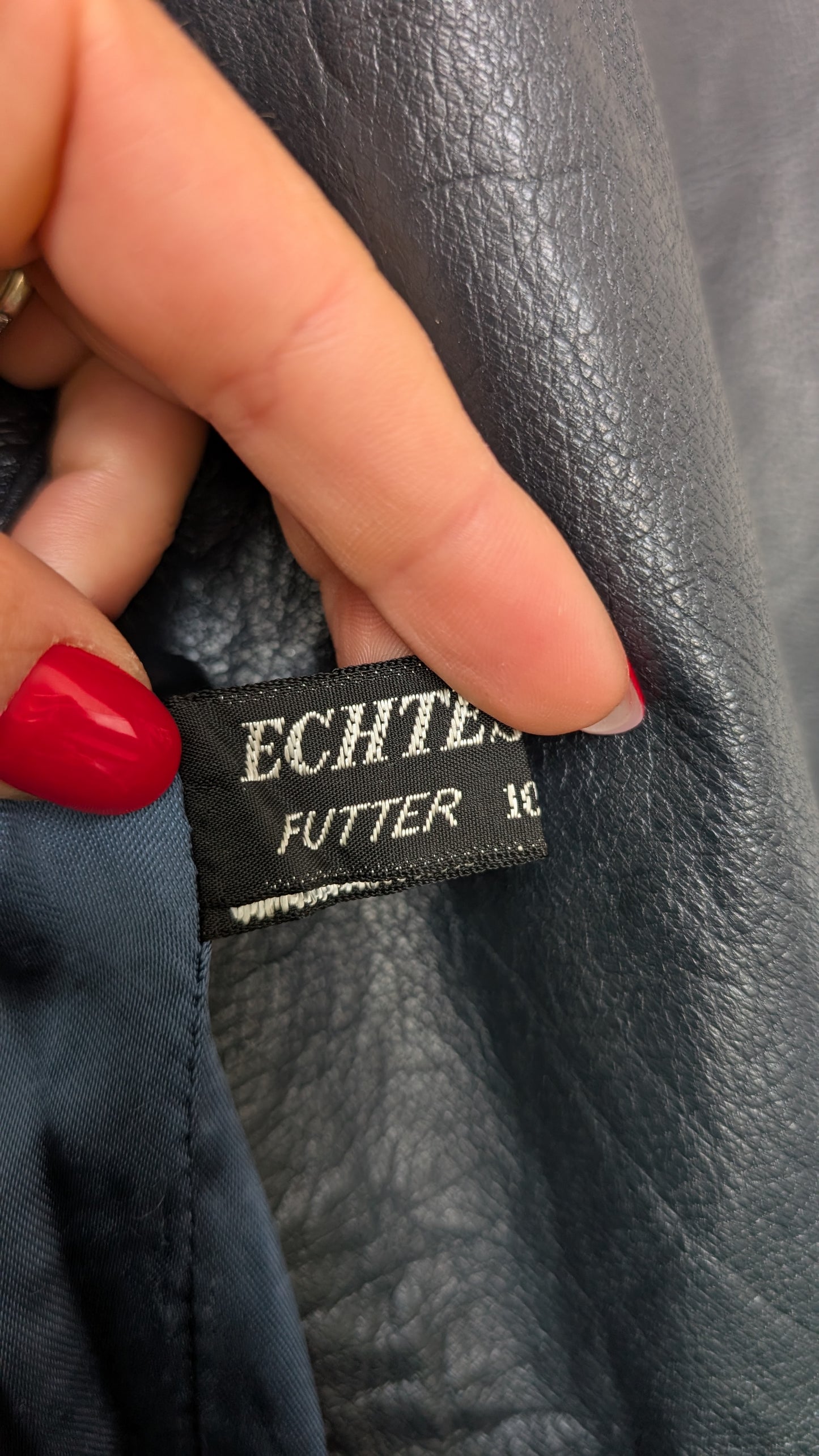 Veste cuir 70s T36-38