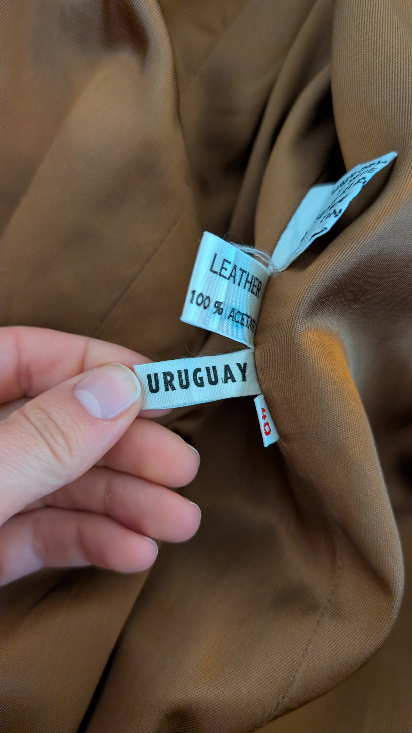 Trench cuir 1970 T36