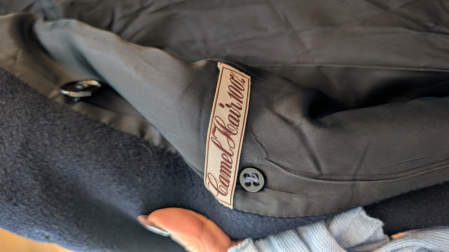 Manteau laine chameau T40