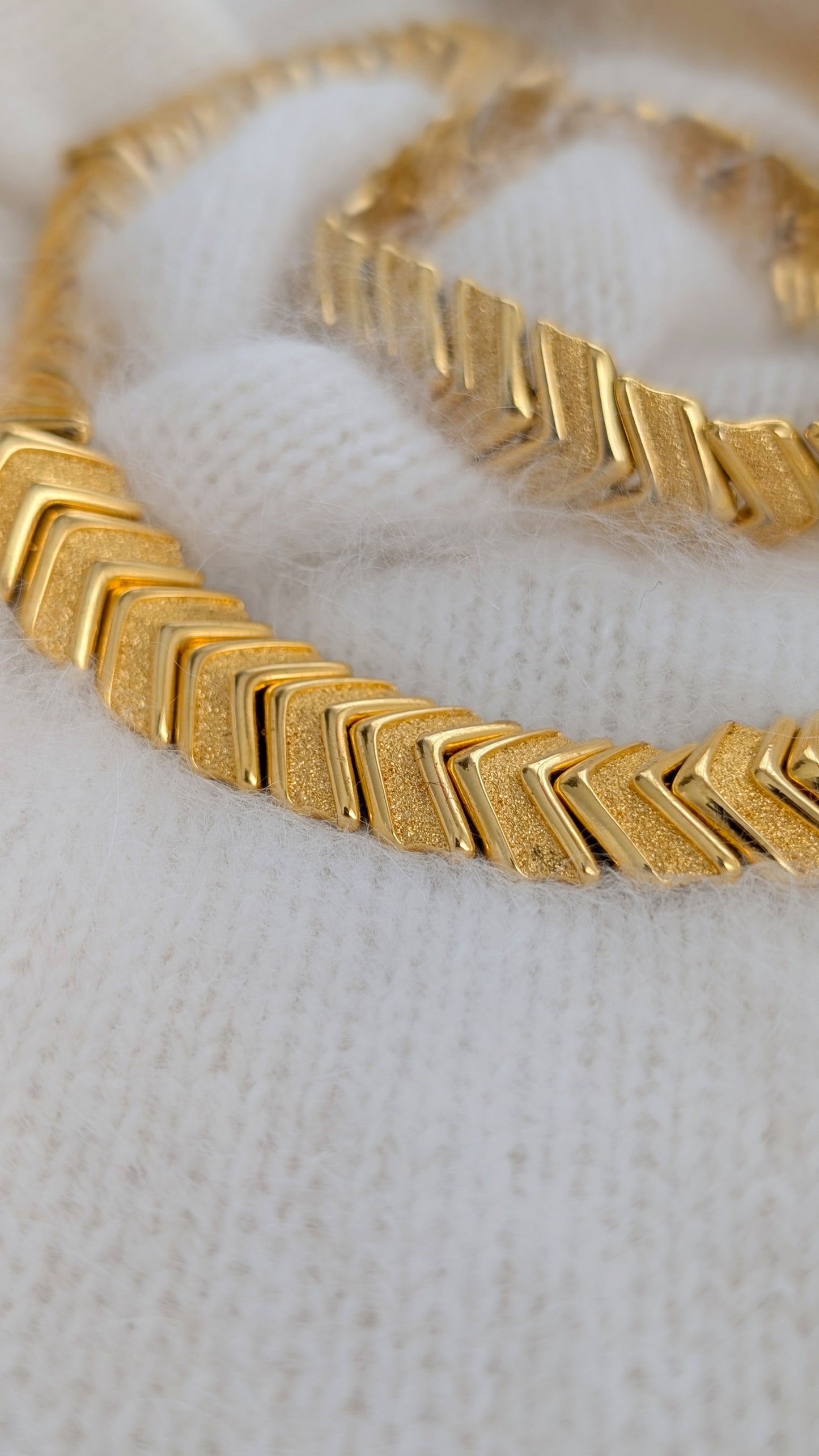 Parur 80s collier et bracelet