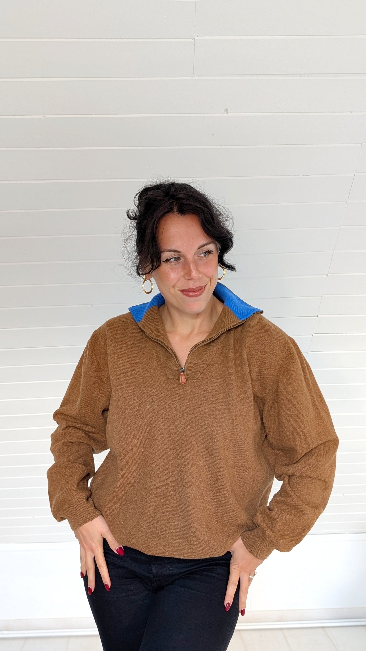 Pull laine et cachemire T40-42
