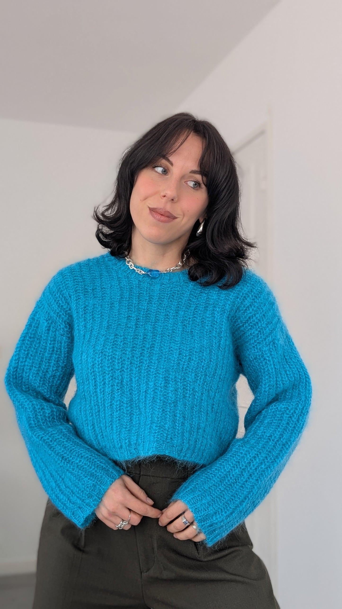 Pull mohair et laine du 34 au 40