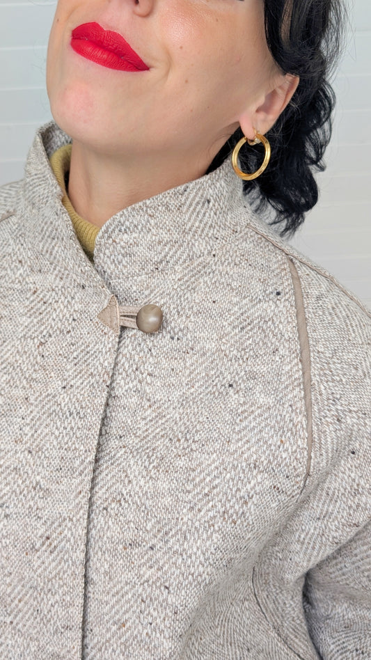 Manteau pure laine 80s T40-42