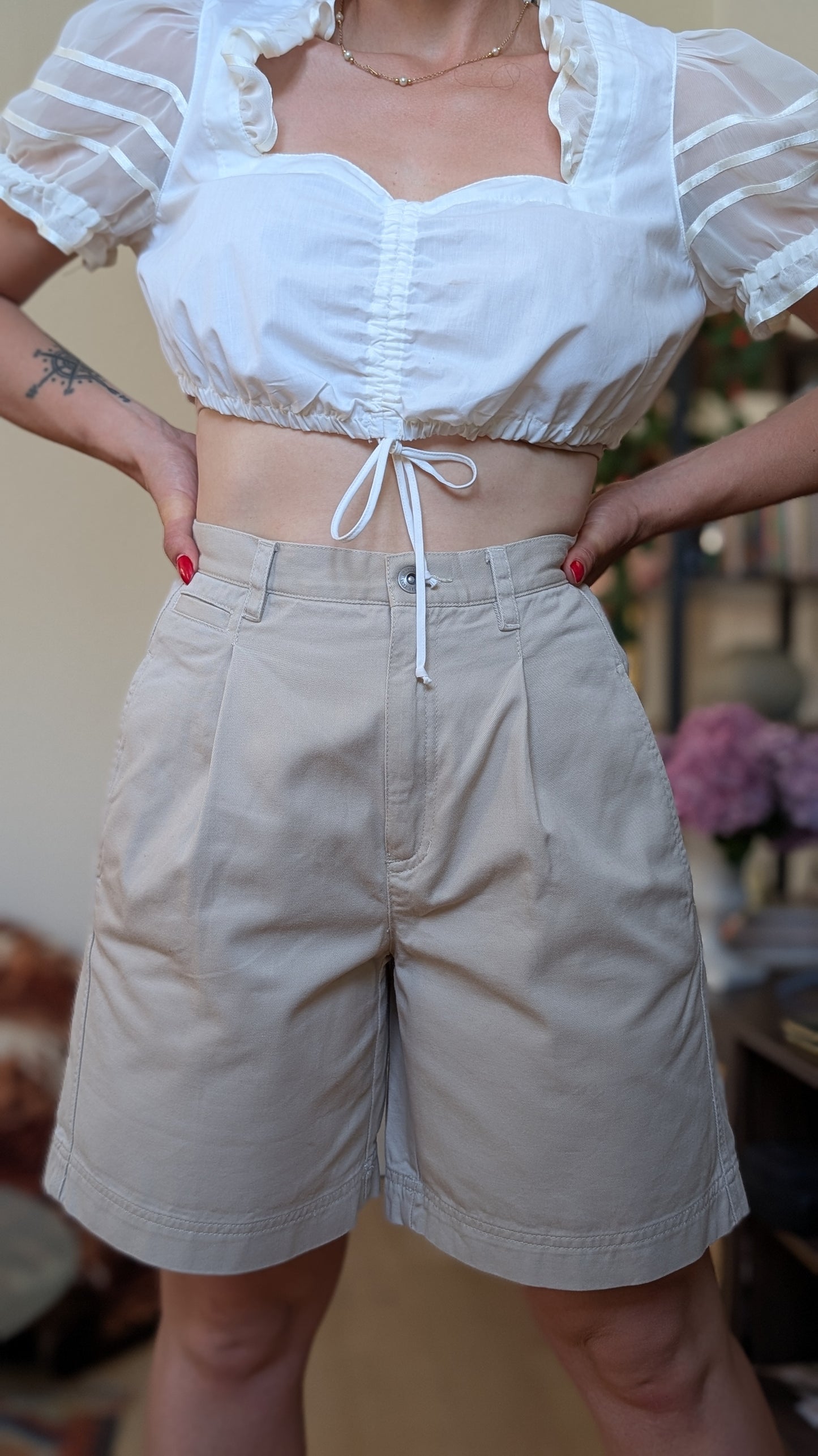 Short taille haute 80s T36