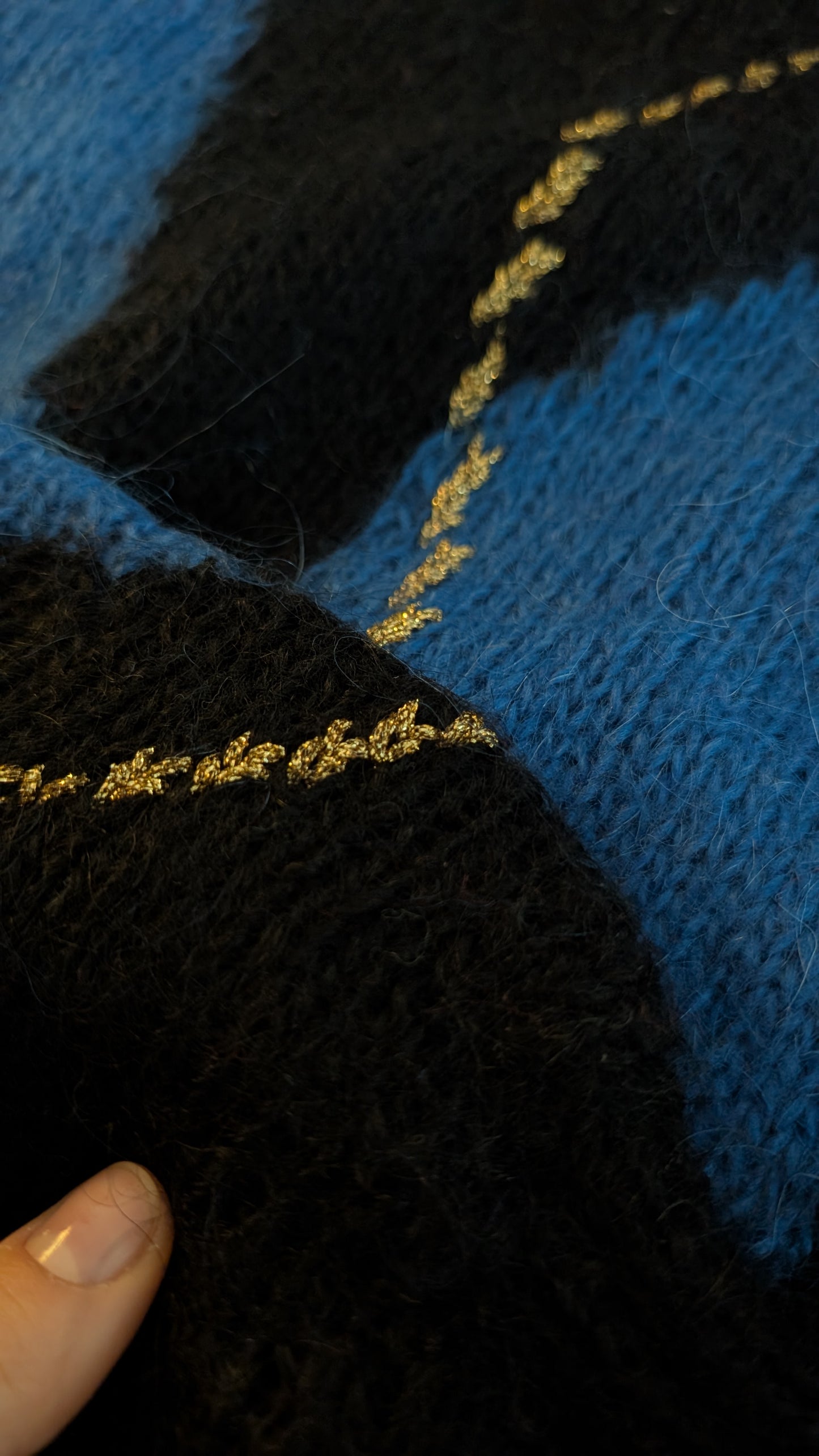 Pull laine et mohair 80s T38-40