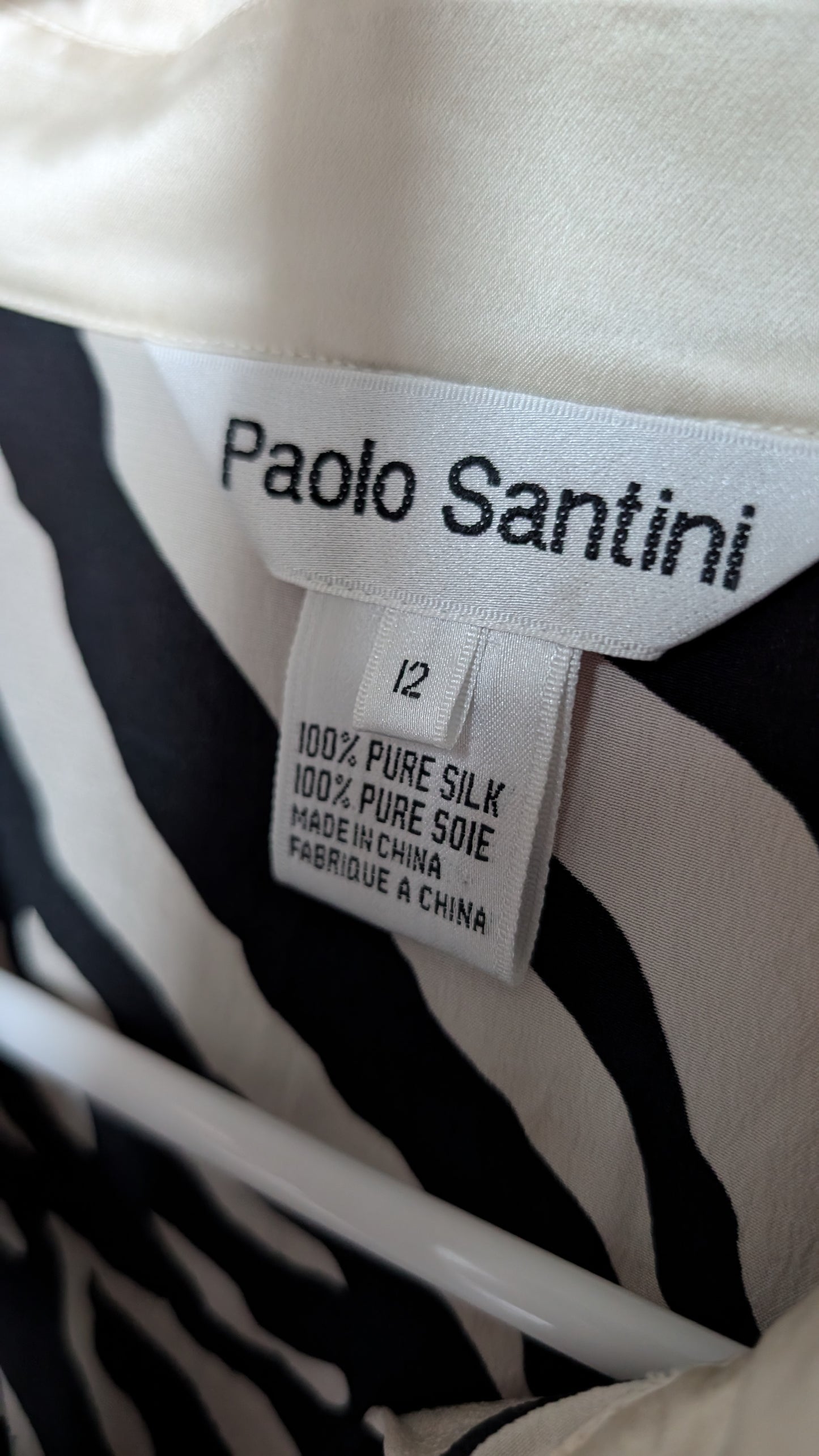 Blouse soie 1980 T40-42