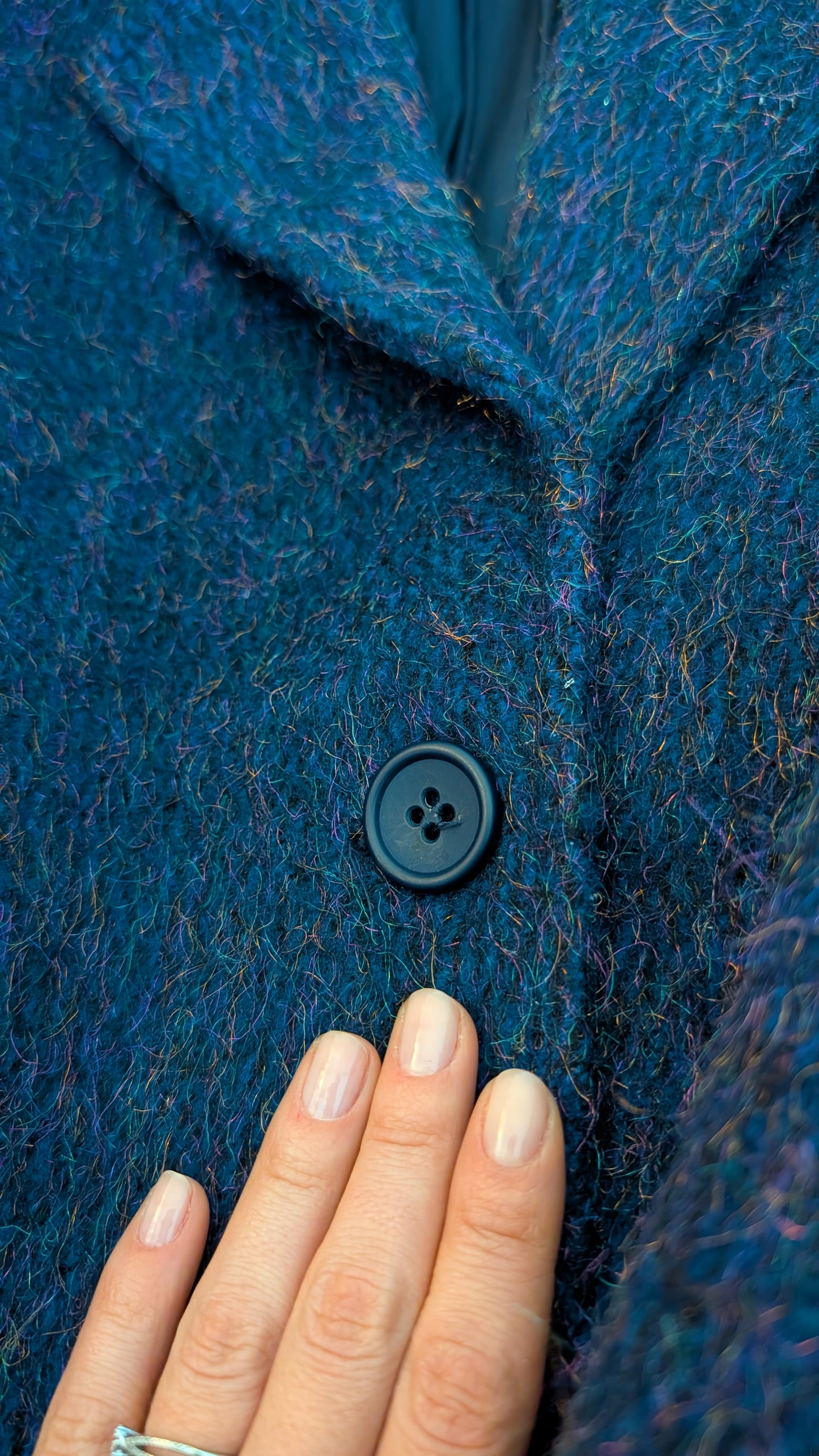 Manteau laine et mohair T40-42