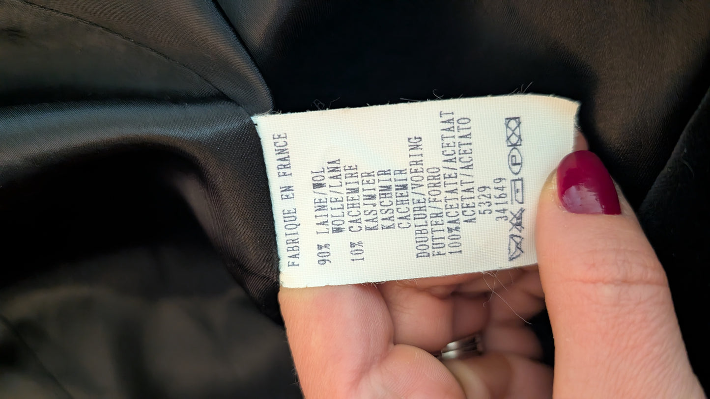 Manteau laine et cachemire T38