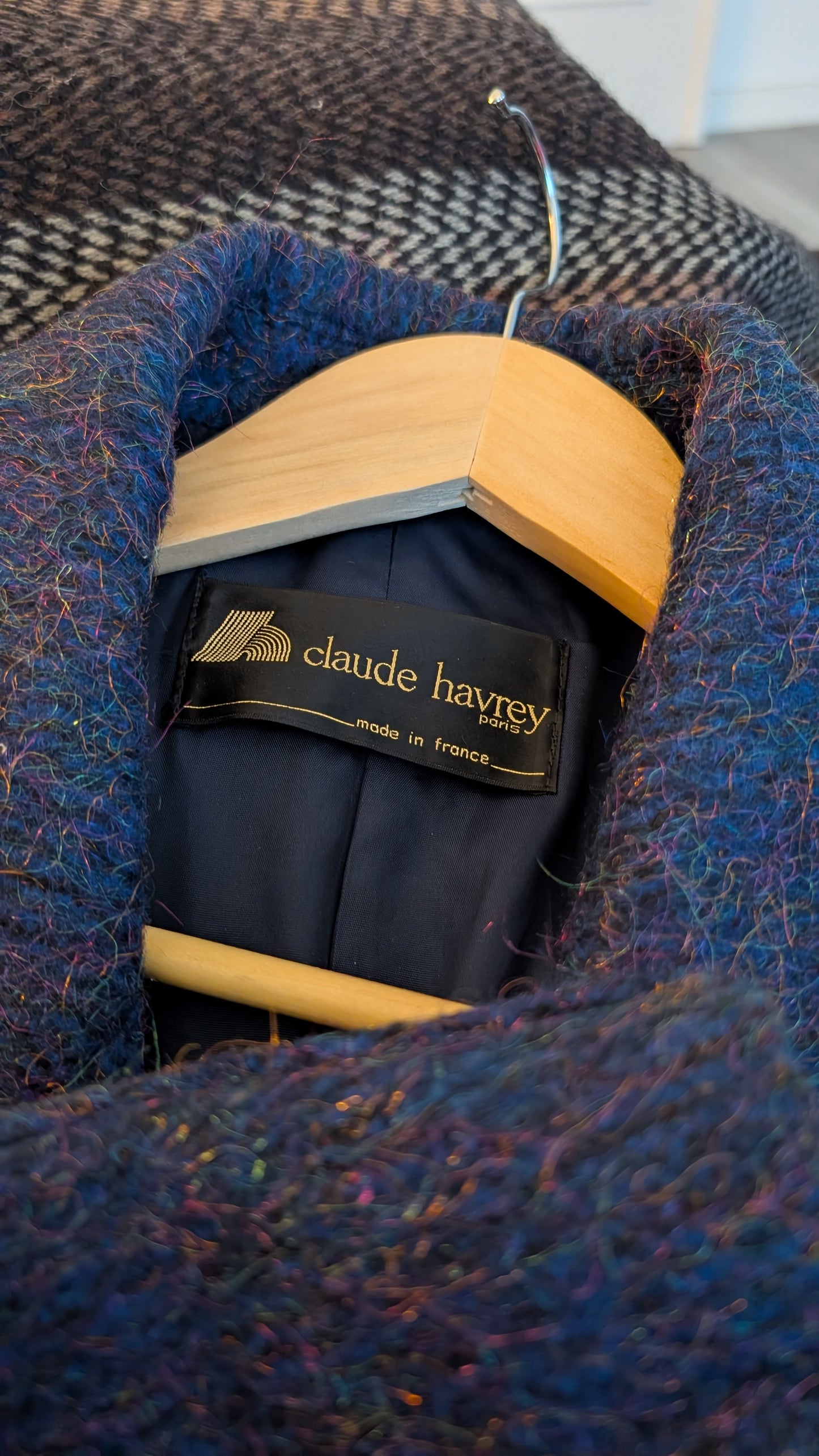 Manteau laine et mohair T40-42