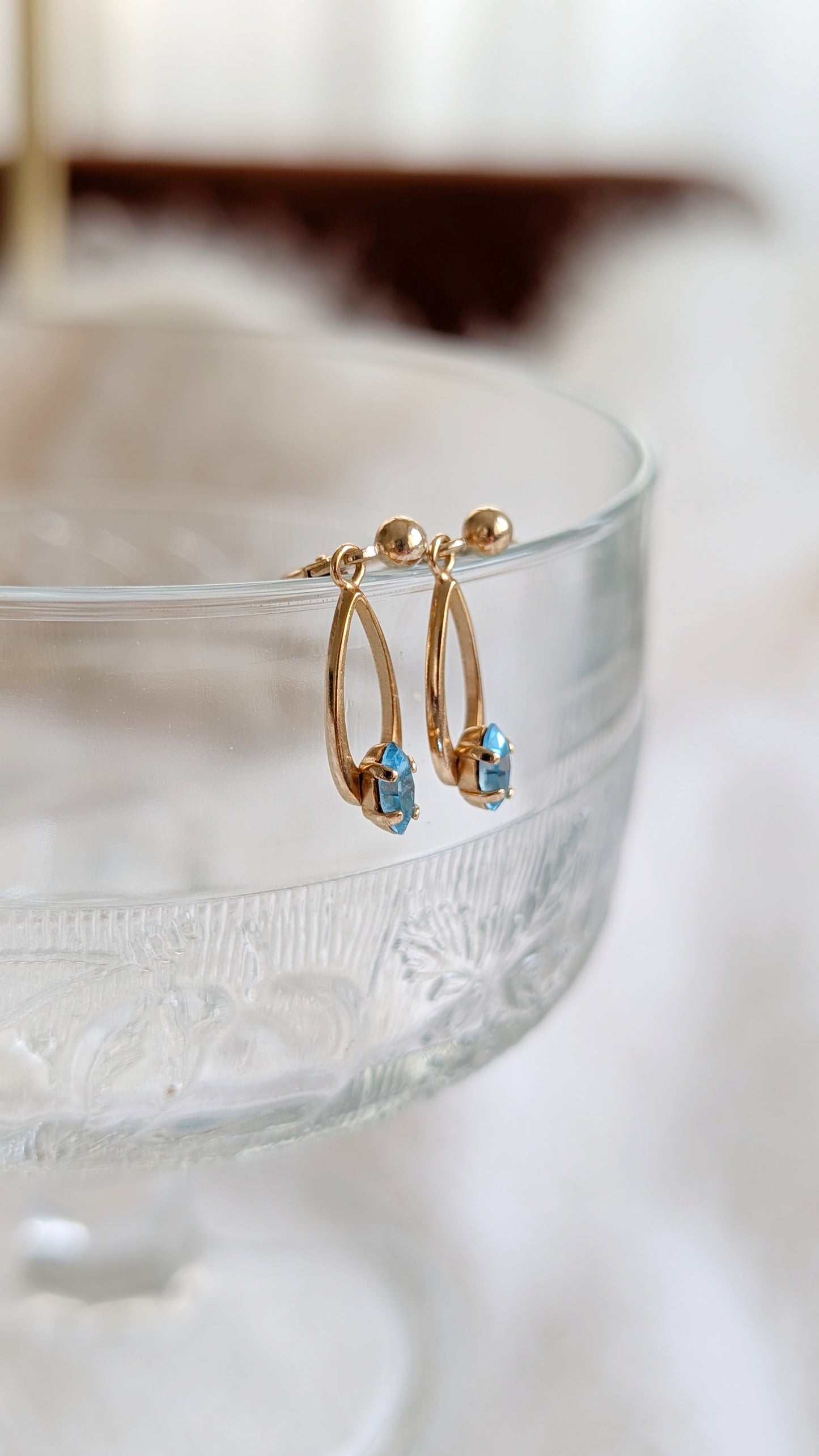 Boucles d'oreilles plaquées or poinçon