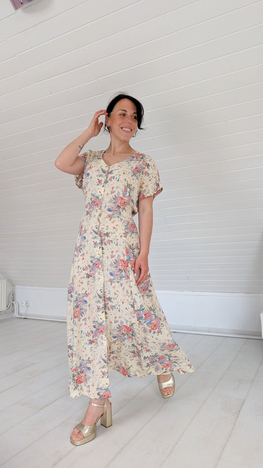Robe viscose 1990 T38
