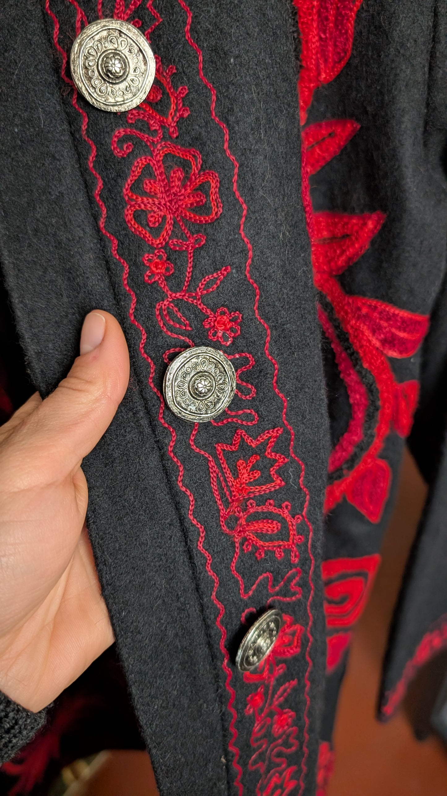 Manteau laine mi-saison T40