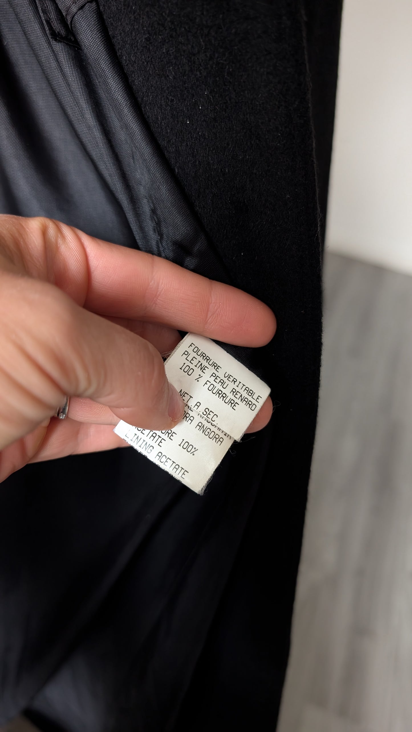 Manteau élégant laine T40