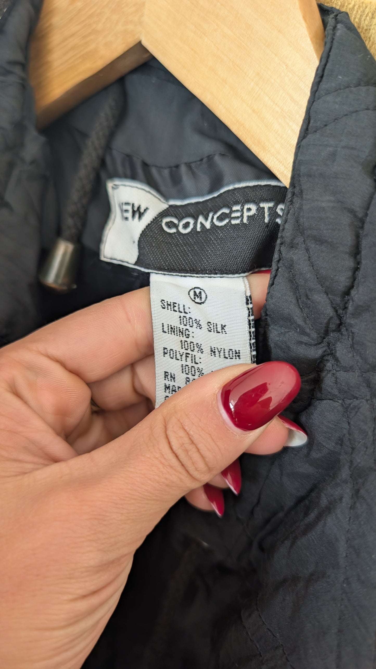 Veste/bombers 80s soie T40-42