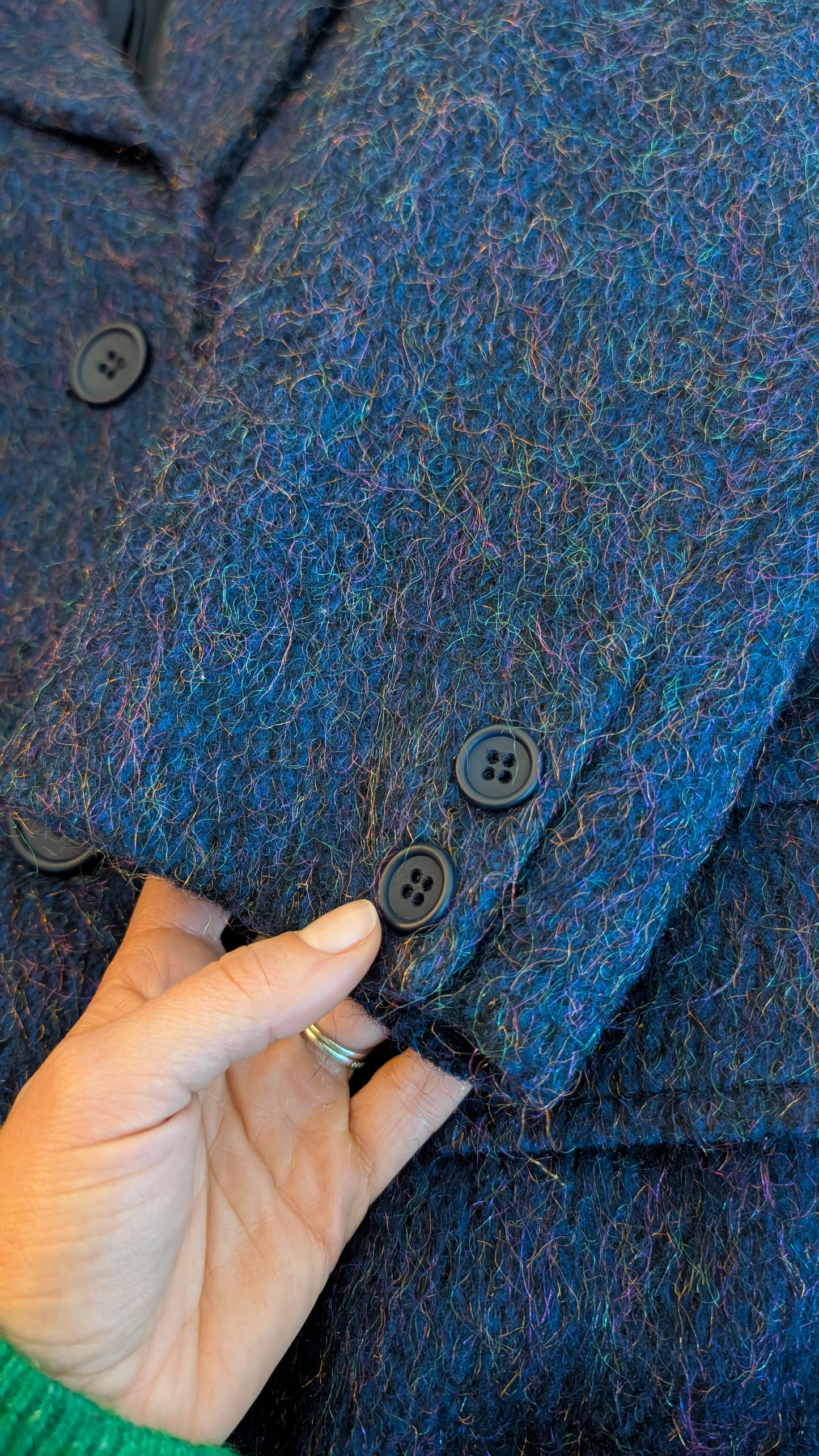 Manteau laine et mohair T40-42