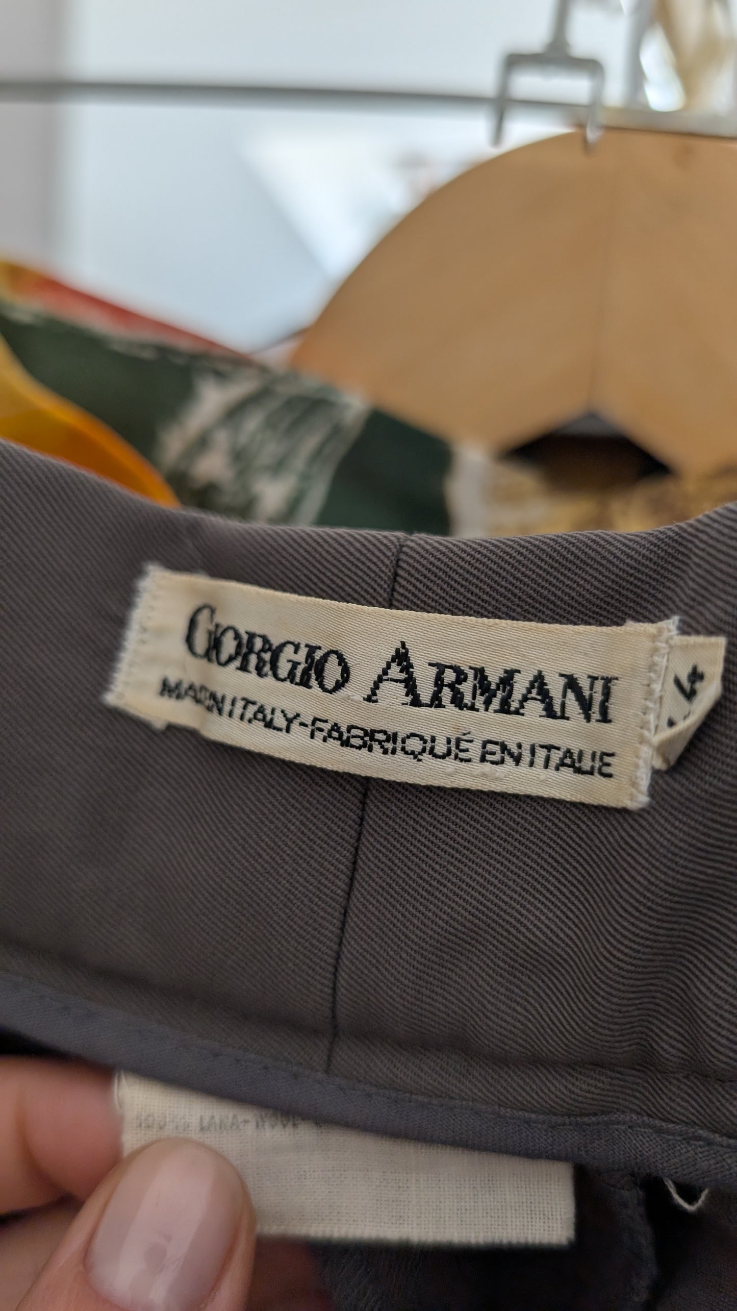 Pantalon palazzo Giorgio Armani 80s T36