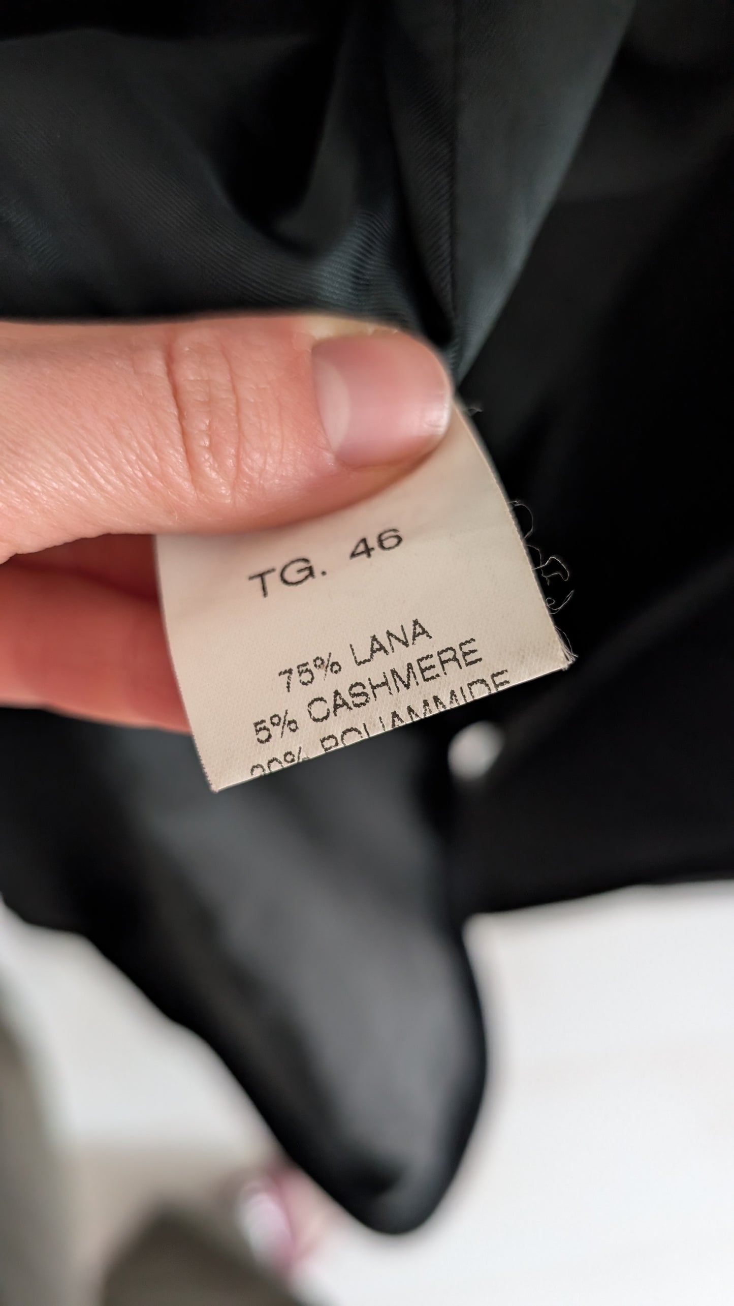 Manteau 80s laine et cachemire T40-42