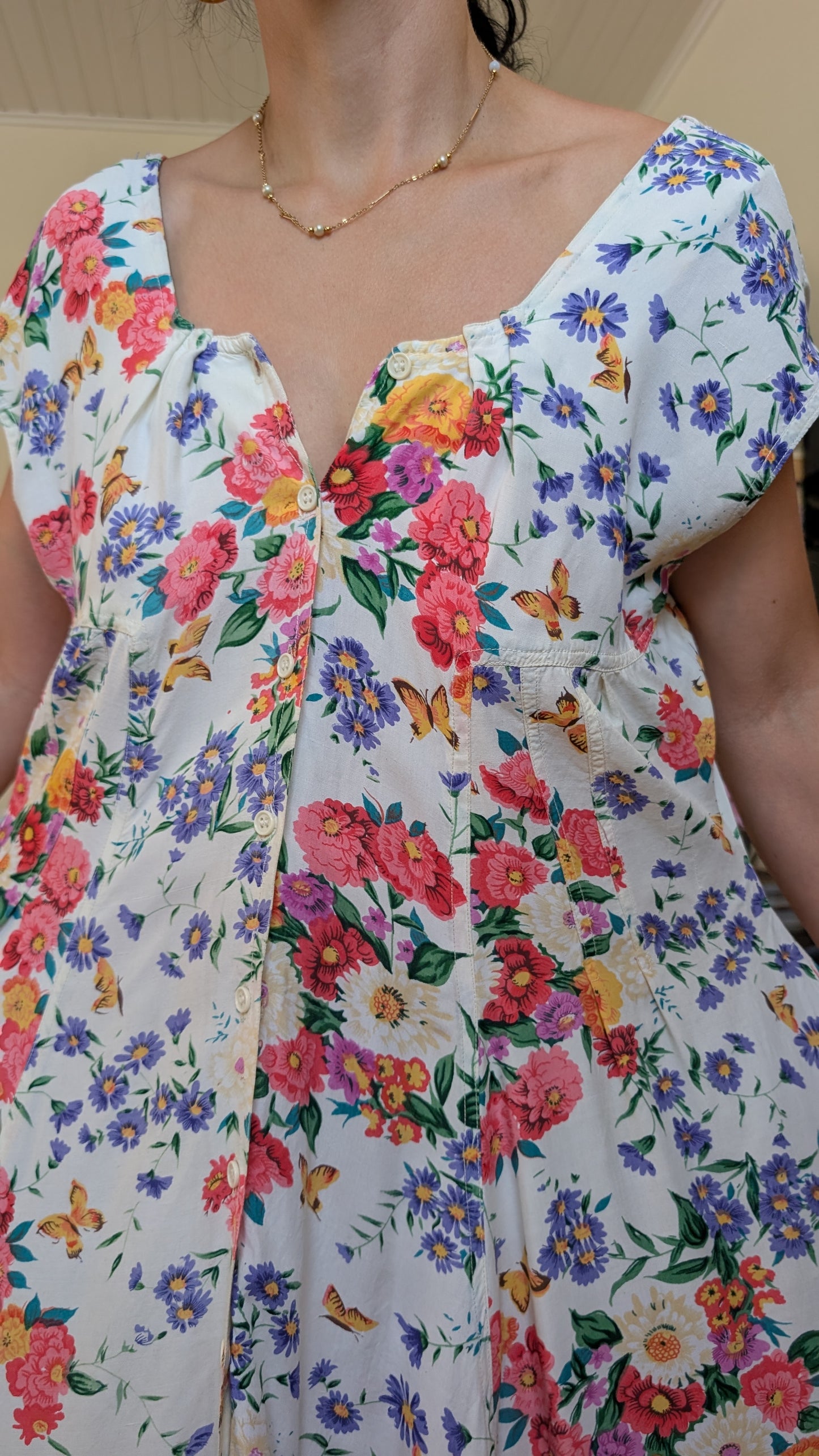 Robe coton 80s jusqu'à taille 44