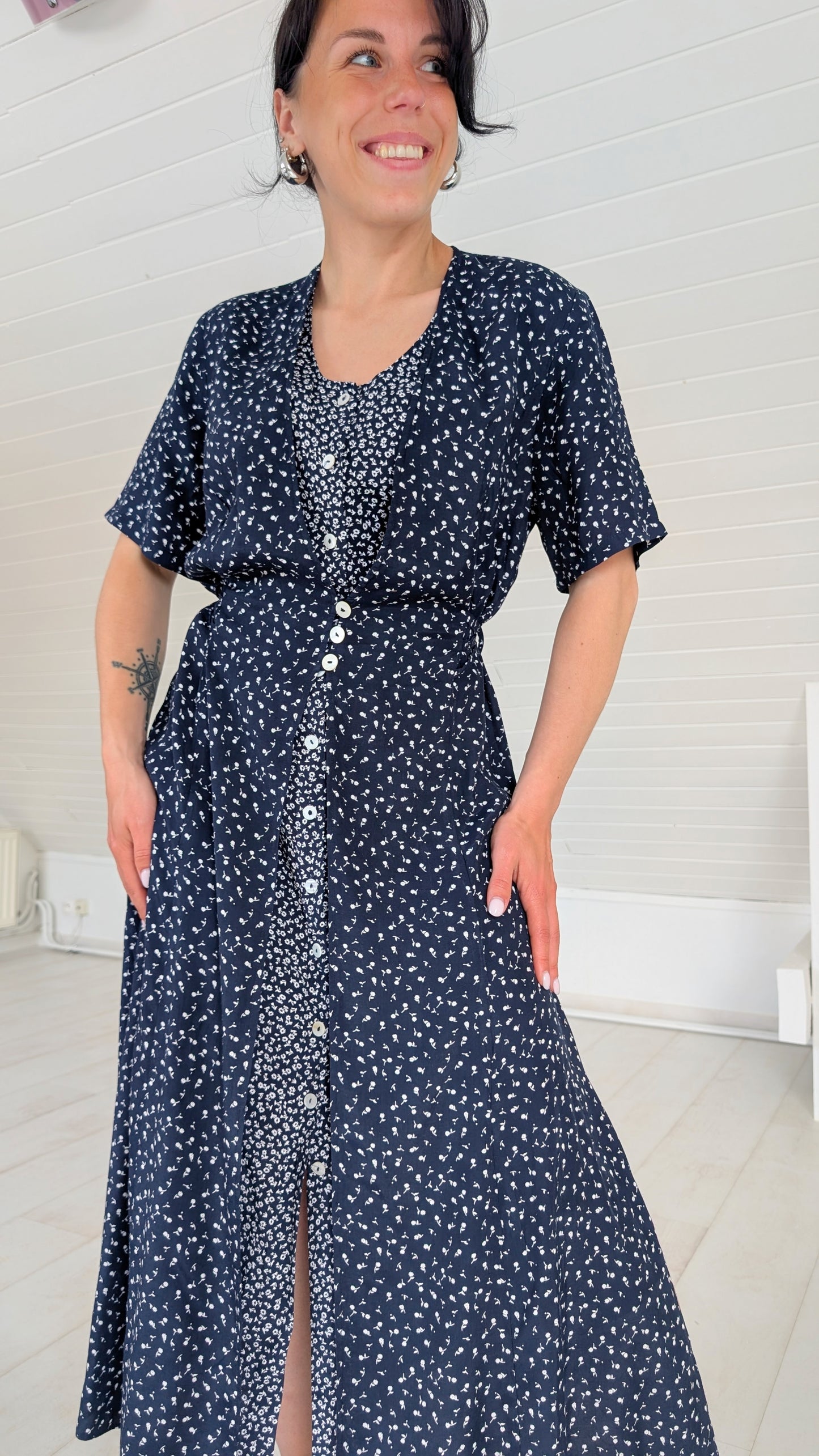 Robe viscose 1990 T40-42