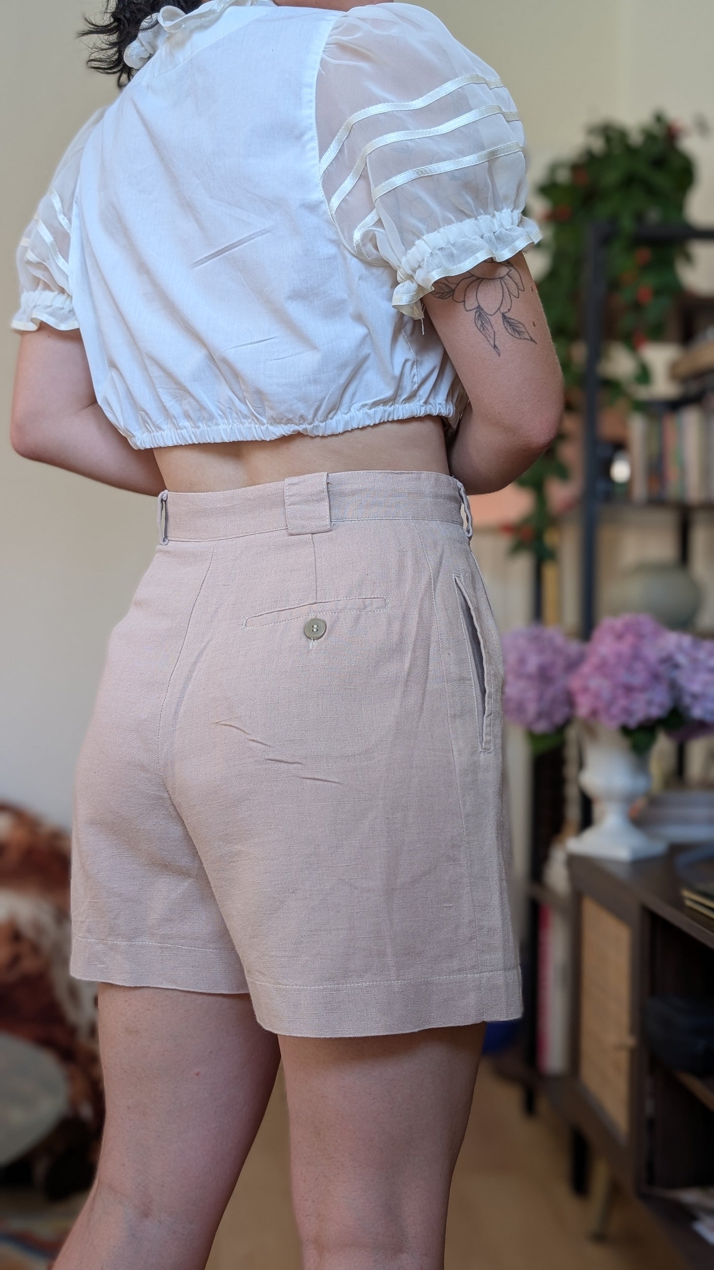 Short coton et lin 80s T36