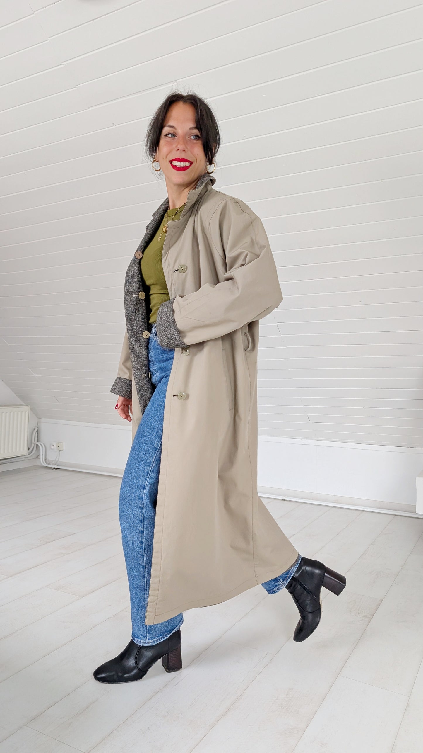 Manteau/Trench réversible 80 du 34 au 42