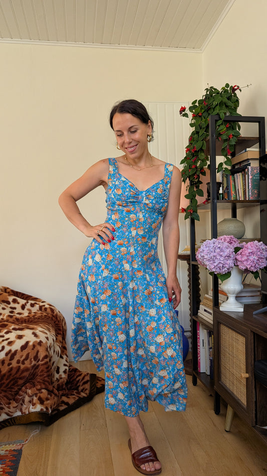 Robe coton faite main T34-36