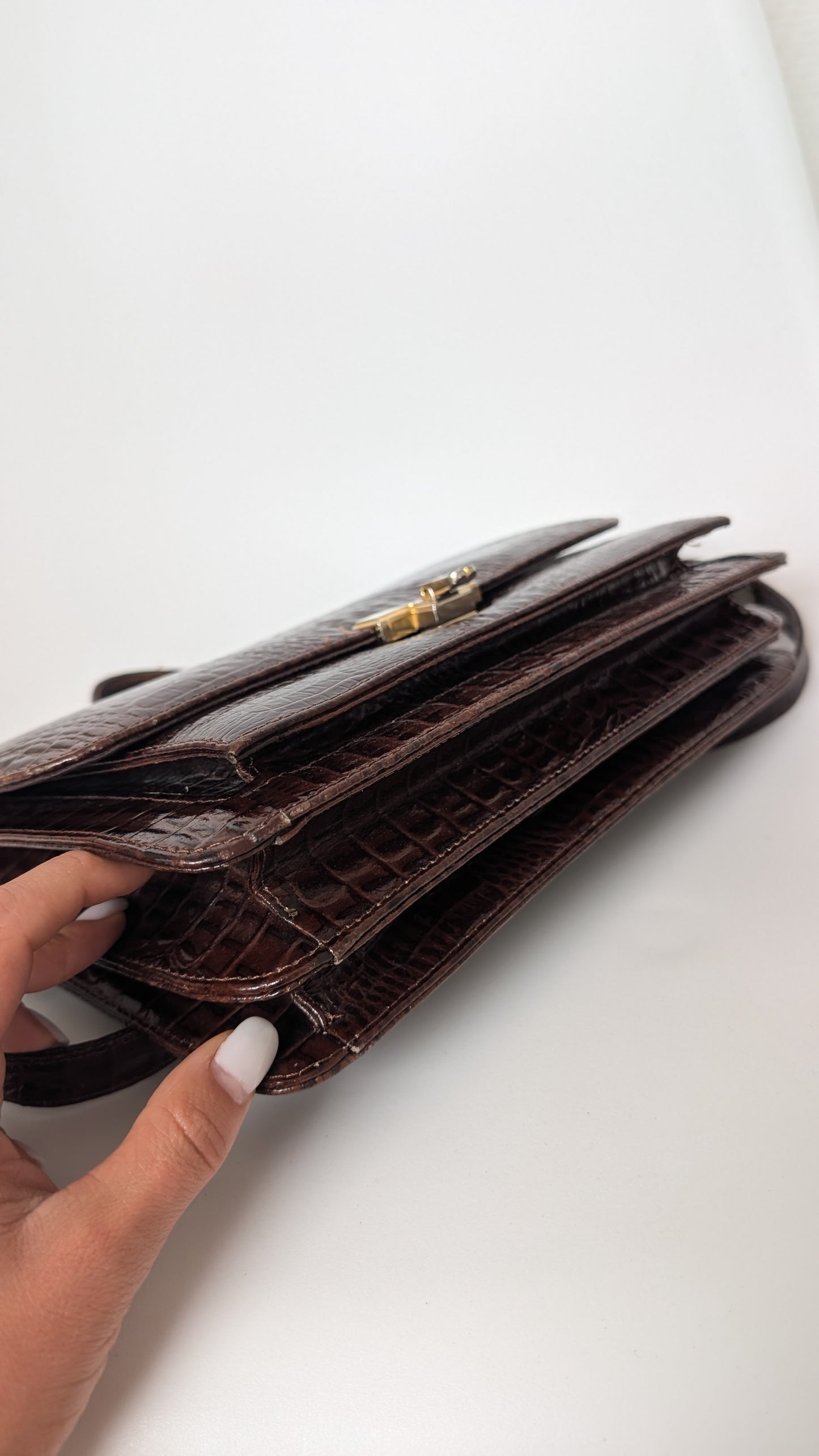 Sac cuir 70s