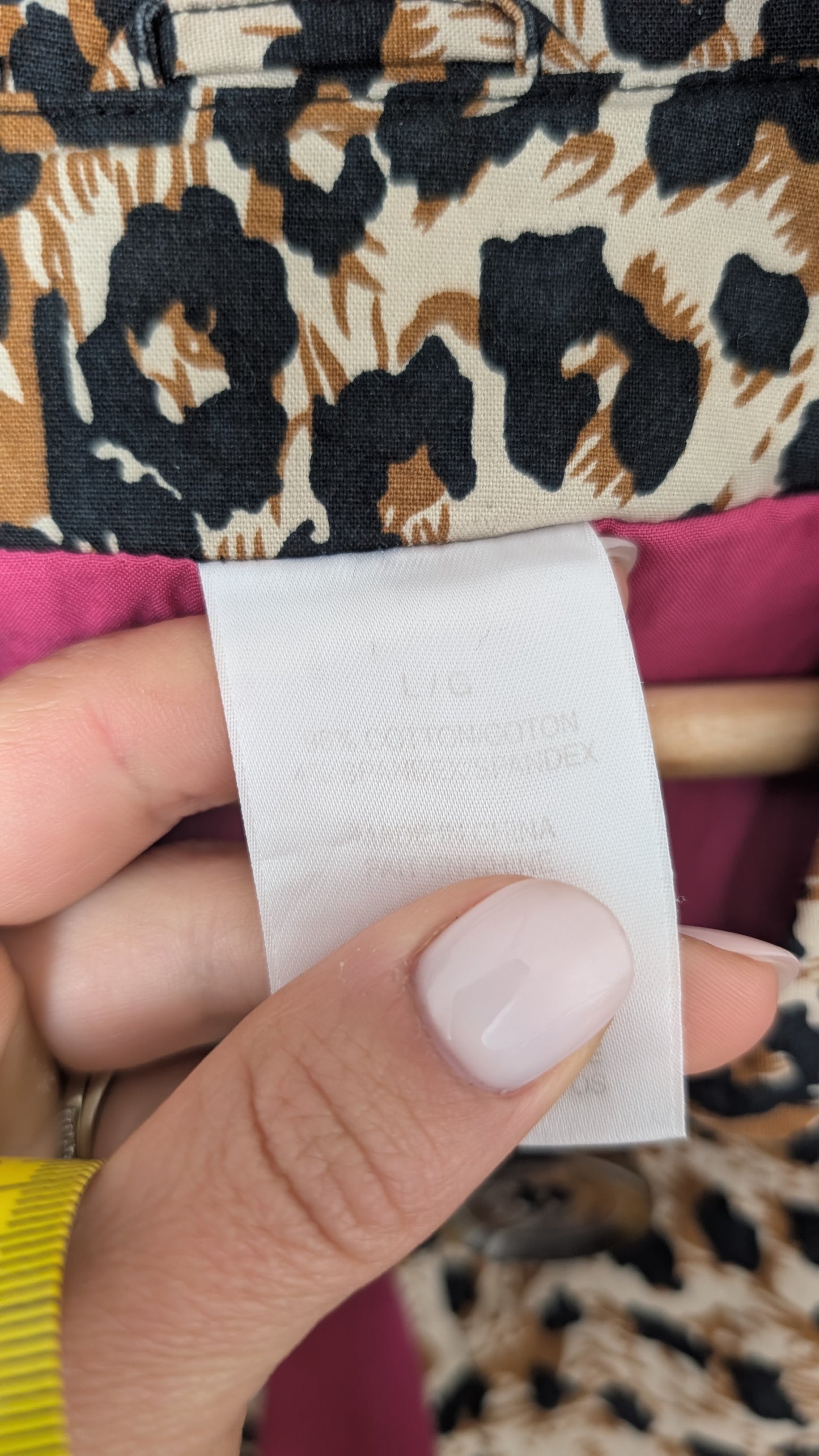 Trench coton léopard T40-42