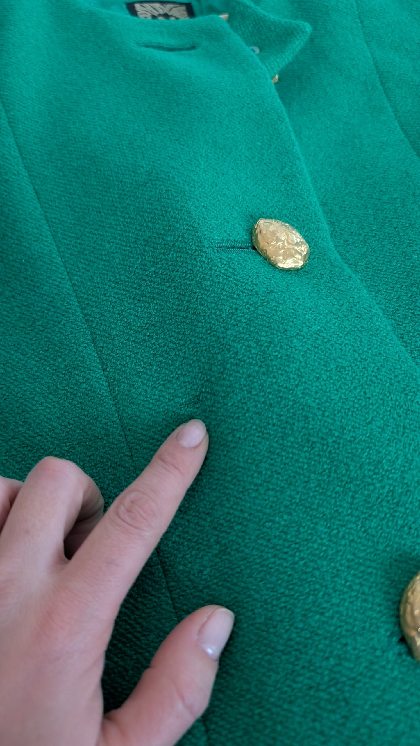 Robe / blazer Anne Klein laine 80s T36-38