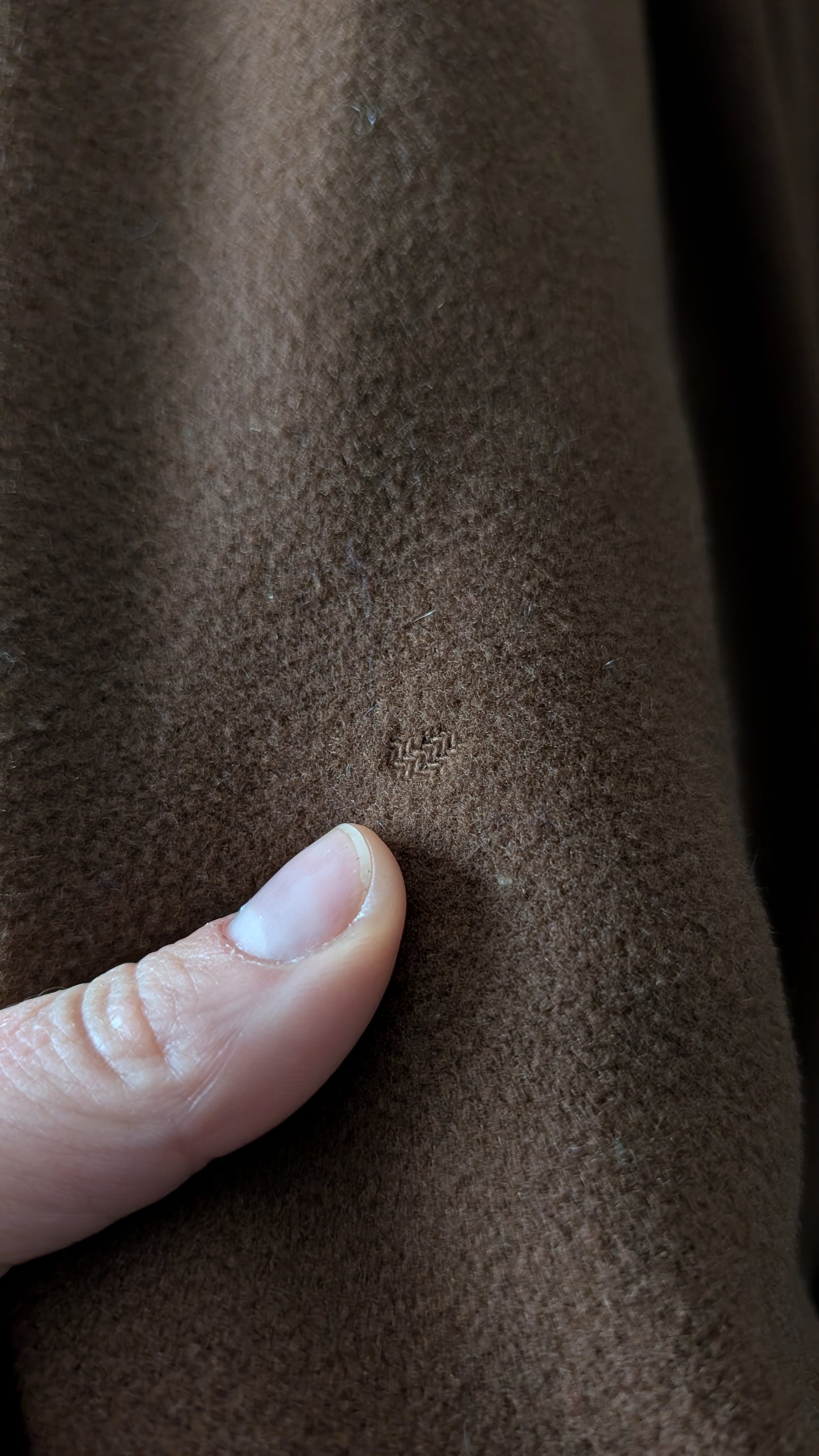 Manteau pure laine taille unique