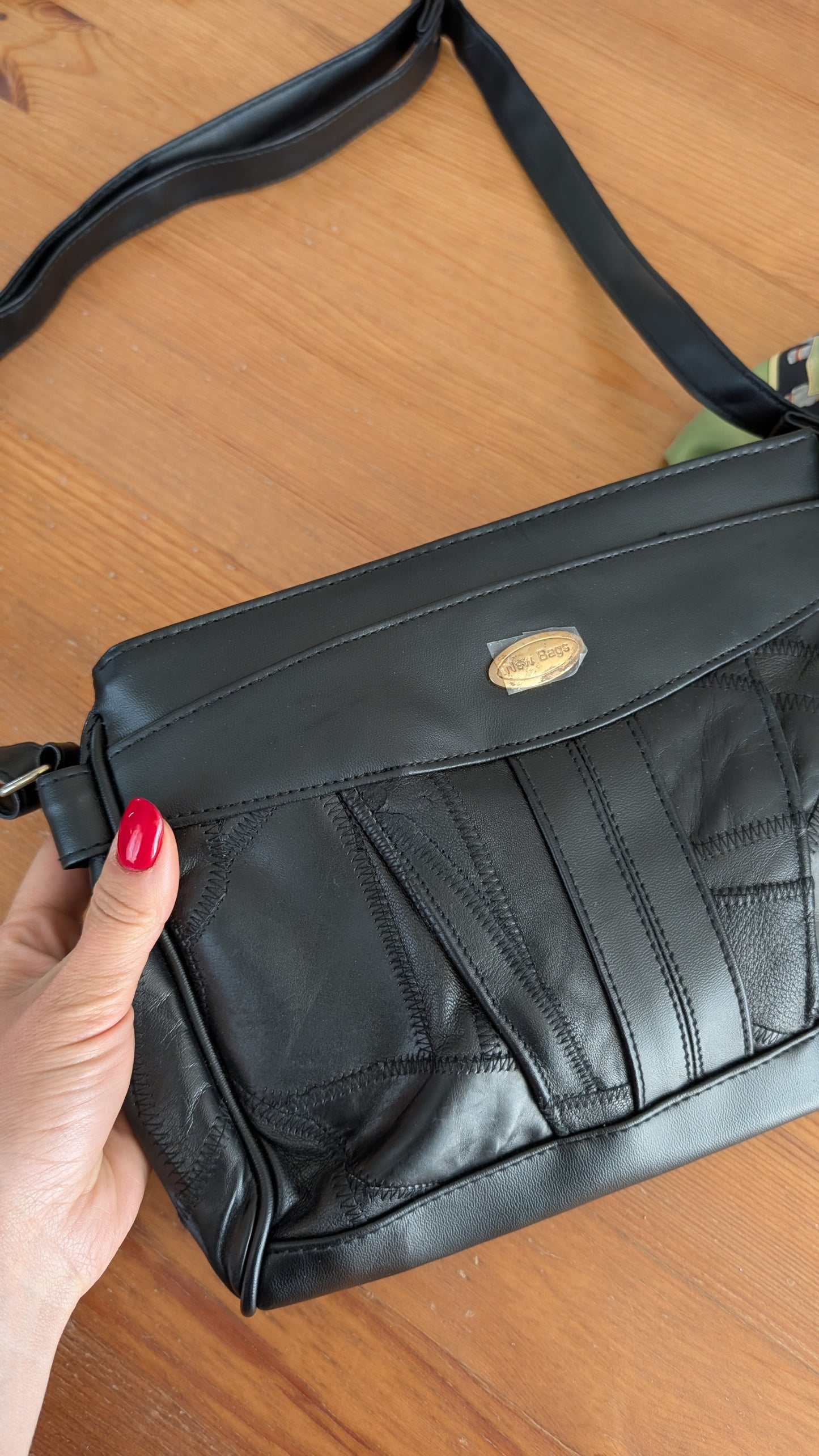 Sac à bandoulière cuir 90s