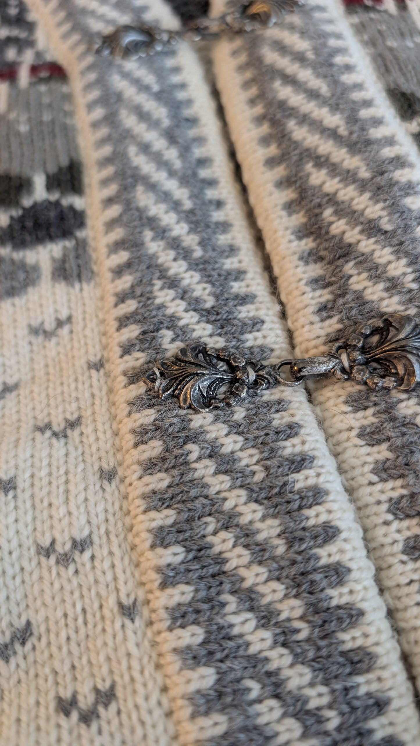 Cardigan finlandais pure laine du 34 au 42