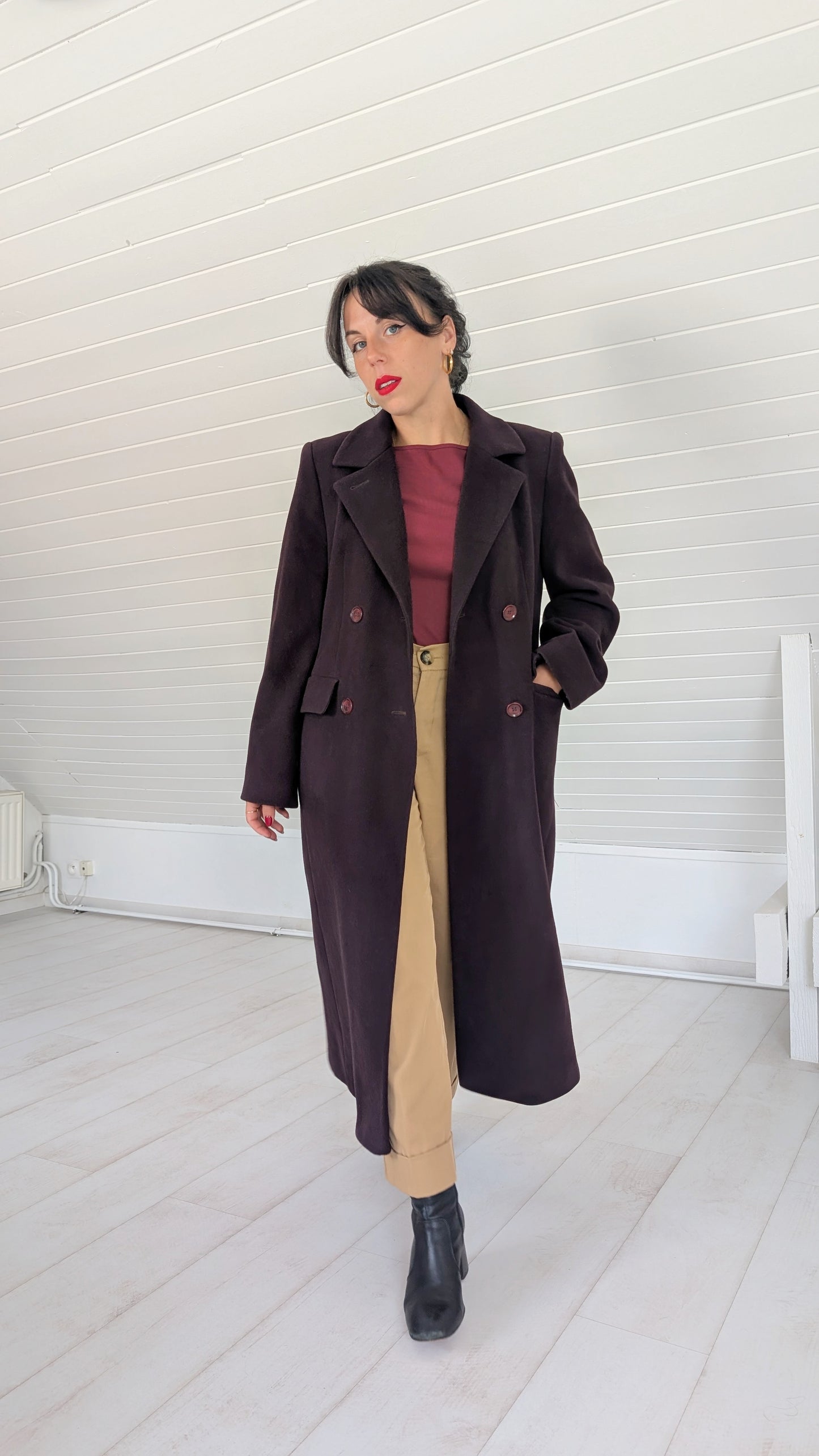 Manteau pure laine T36-38