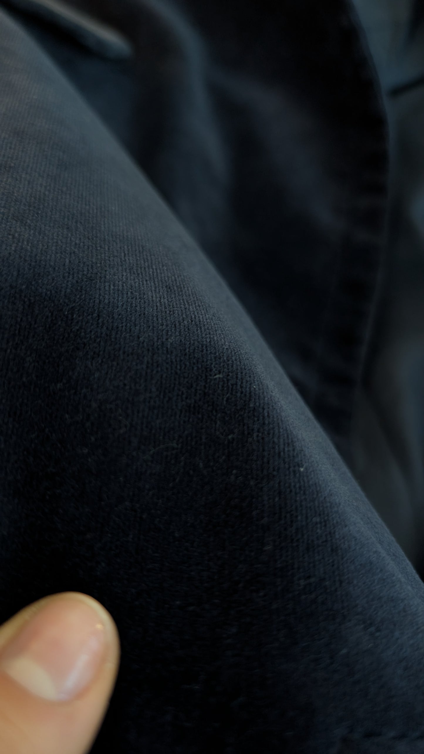 Costume deux pièces velours 70s T40